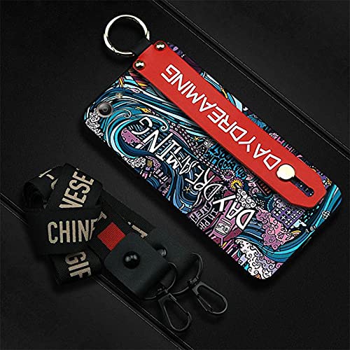 Lulumi Soft TPU Phone Case for VIVO Y53/Y53i - Waterproof, Anti-Knock, Dust-Resistant with Kickstand & Wrist Strap - Perfect for Outdoor Activities, Travel, and Daily Protection (3-Pack)