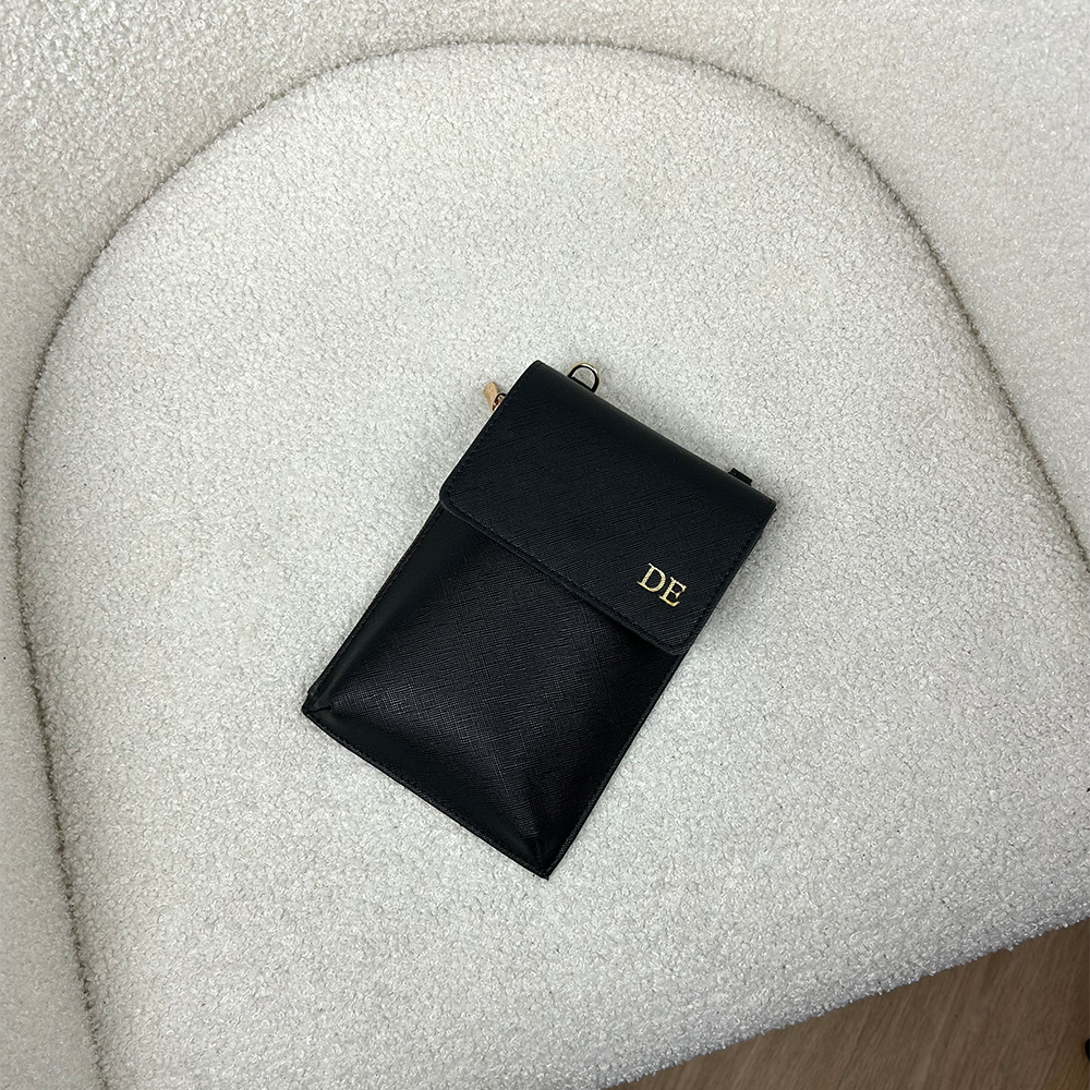 Personalized Carnaby Embossed Initial Phone Case - Custom Monogram Letter Design for iPhone & Samsung - Perfect Gift for Women & Men (Home, Office, Travel)
