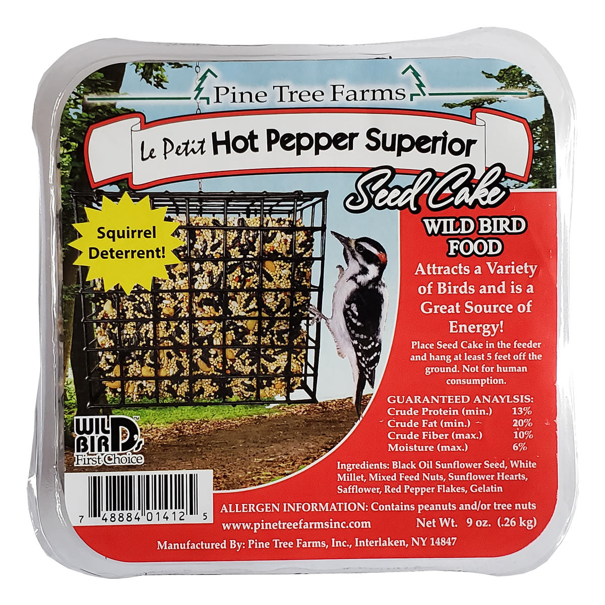 Premium Hot Pepper Seed Cake Set of 4 - Organic Spicy Plant Starter Kit for Home Gardeners | Perfect for Indoor Herb Gardens, Kitchen Windowsills & DIY Gardening Projects