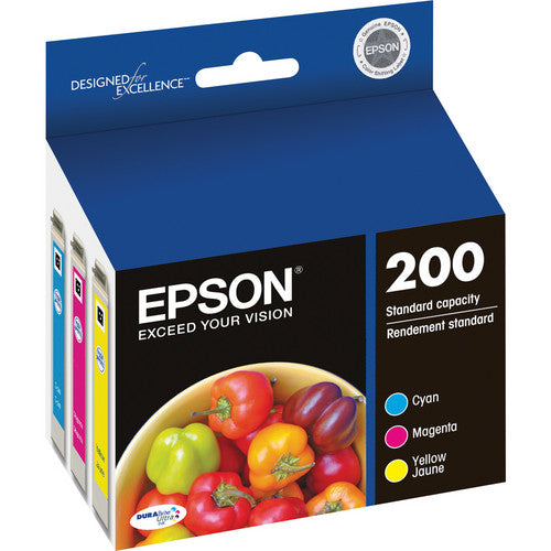 Epson T200 Multi Pack Color DURABrite Ultra Ink Cartridges - High Yield Replacement for Epson Printers - Perfect for Home, Office & Photo Printing