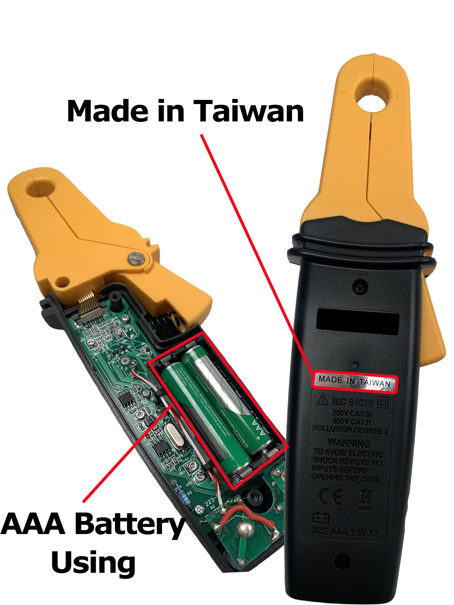DCM-043 Digital AC/DC Clamp Meter - High Precision 1mA Resolution Clamp Transmitter for Electrical Testing (Ideal for HVAC, Industrial Maintenance & Home Electrical Work)