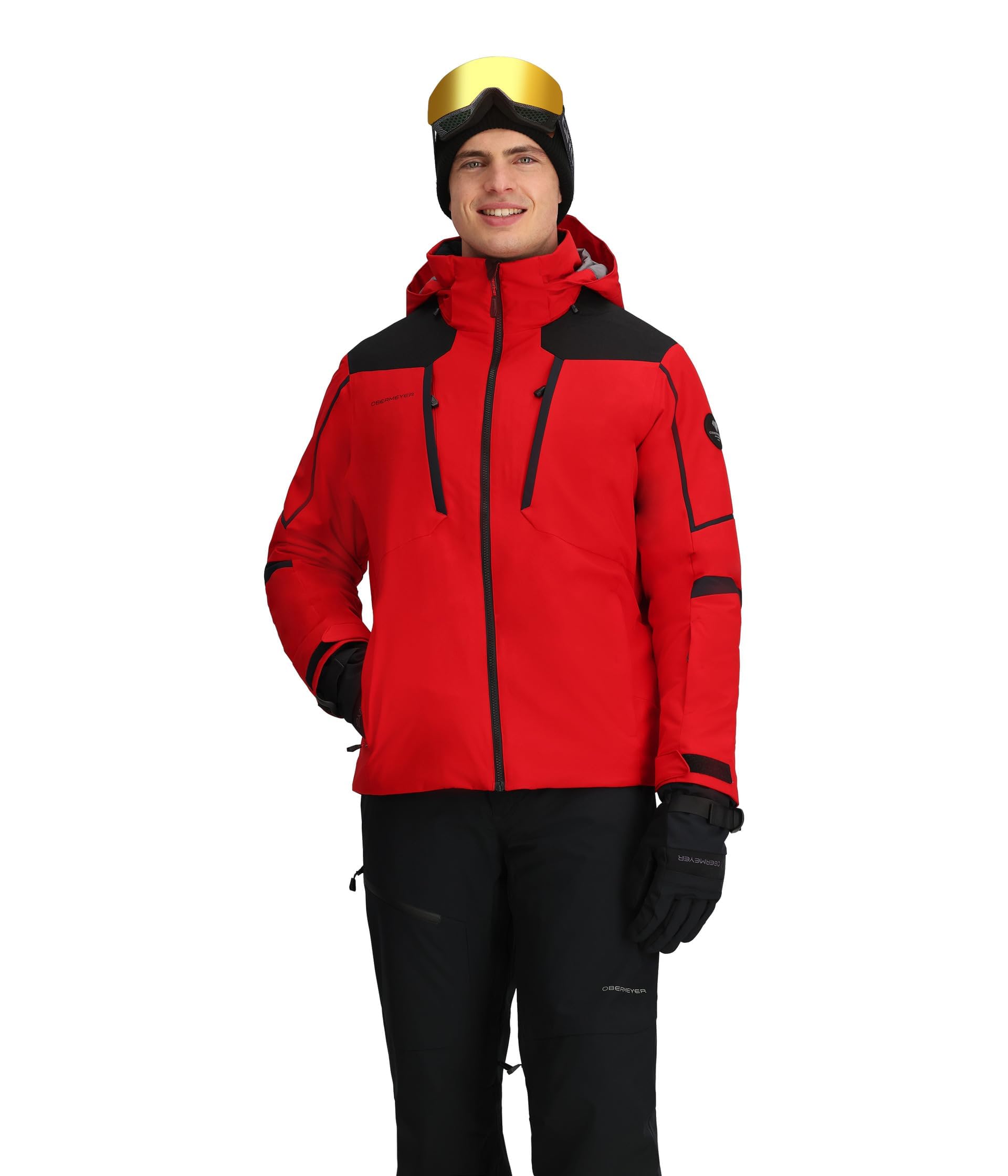 Obermeyer Men's Foundation Jacket - Waterproof Winter Coat for Hiking & Skiing | Insulated Windbreaker for Outdoor Adventures & Cold Weather