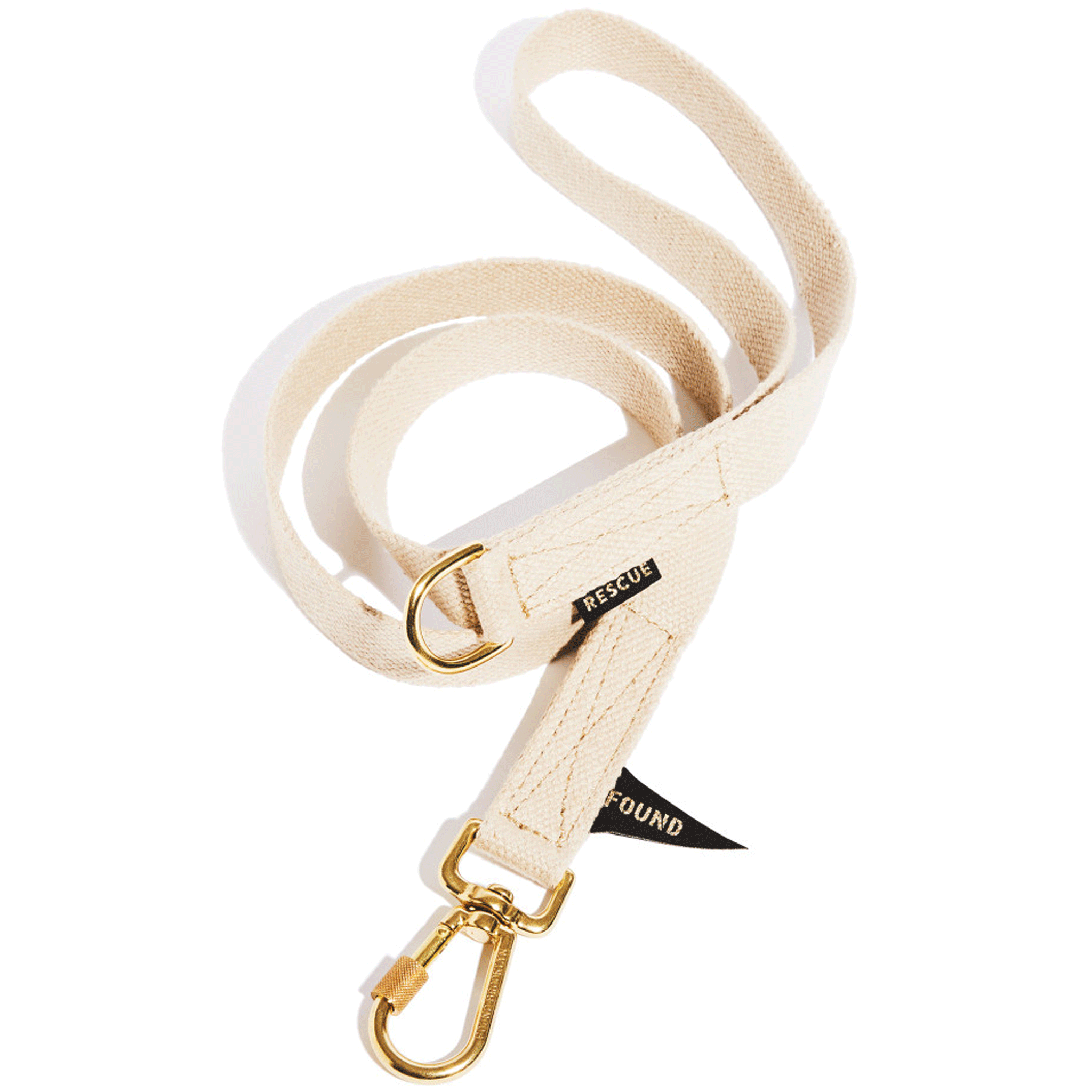 Found My Animal Natural Hand-Dyed Flat Dog Leash - Durable & Stylish for Walking, Training & Outdoor Adventures