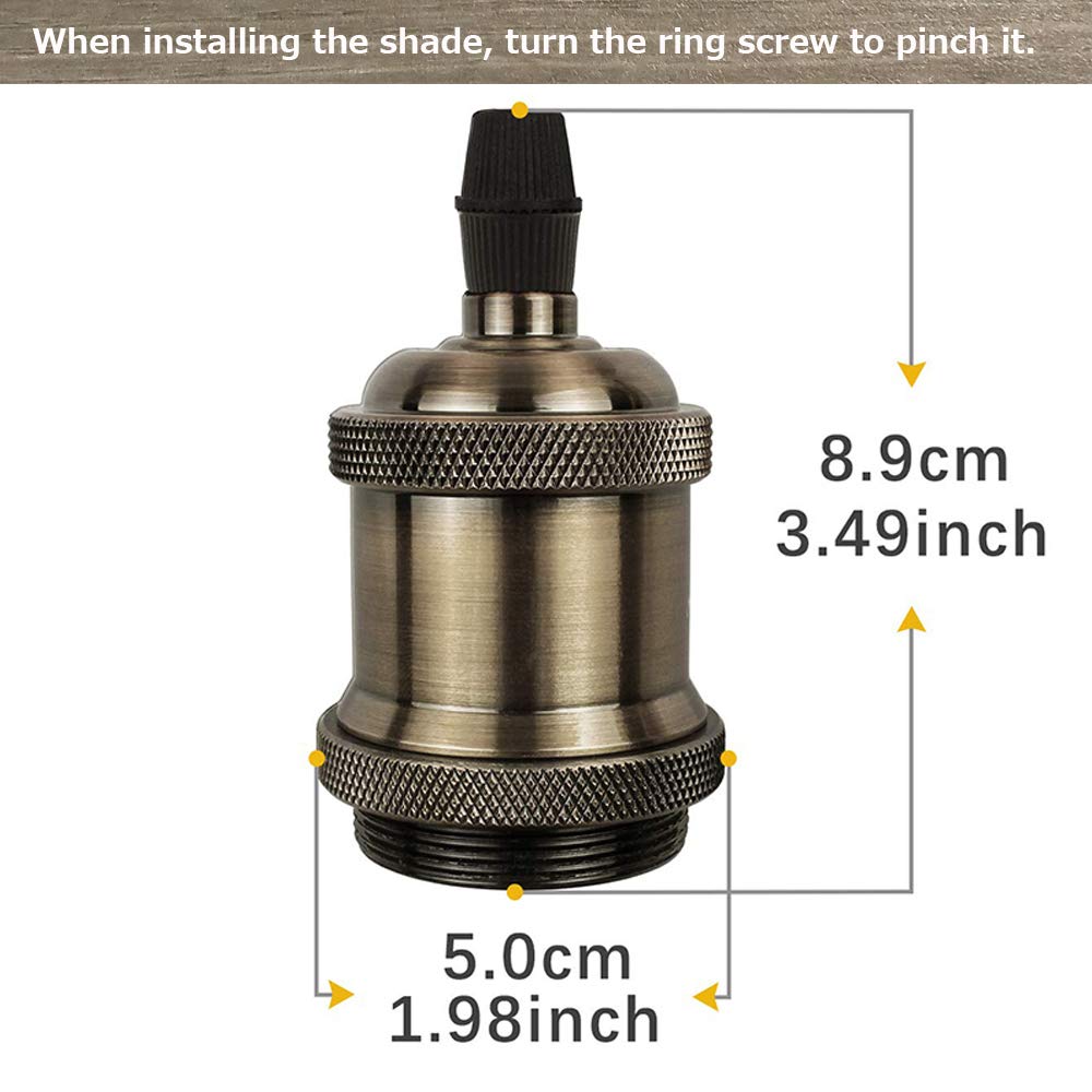 3-Light Plug-in Swag Pendant Chandelier with 15ft UL Cord - No Wiring Needed, Hanging Ceiling Light for Kitchen Island, Dining Room & Living Room Decor