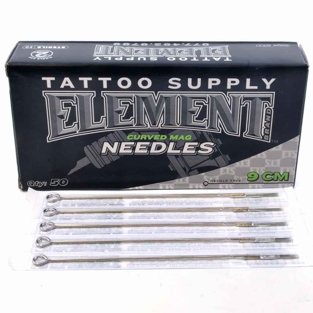Element Long Bar Needles Magnums - Professional Tattoo Needles for Artists | Perfect for Lining, Shading & Coloring | Clearance Sale