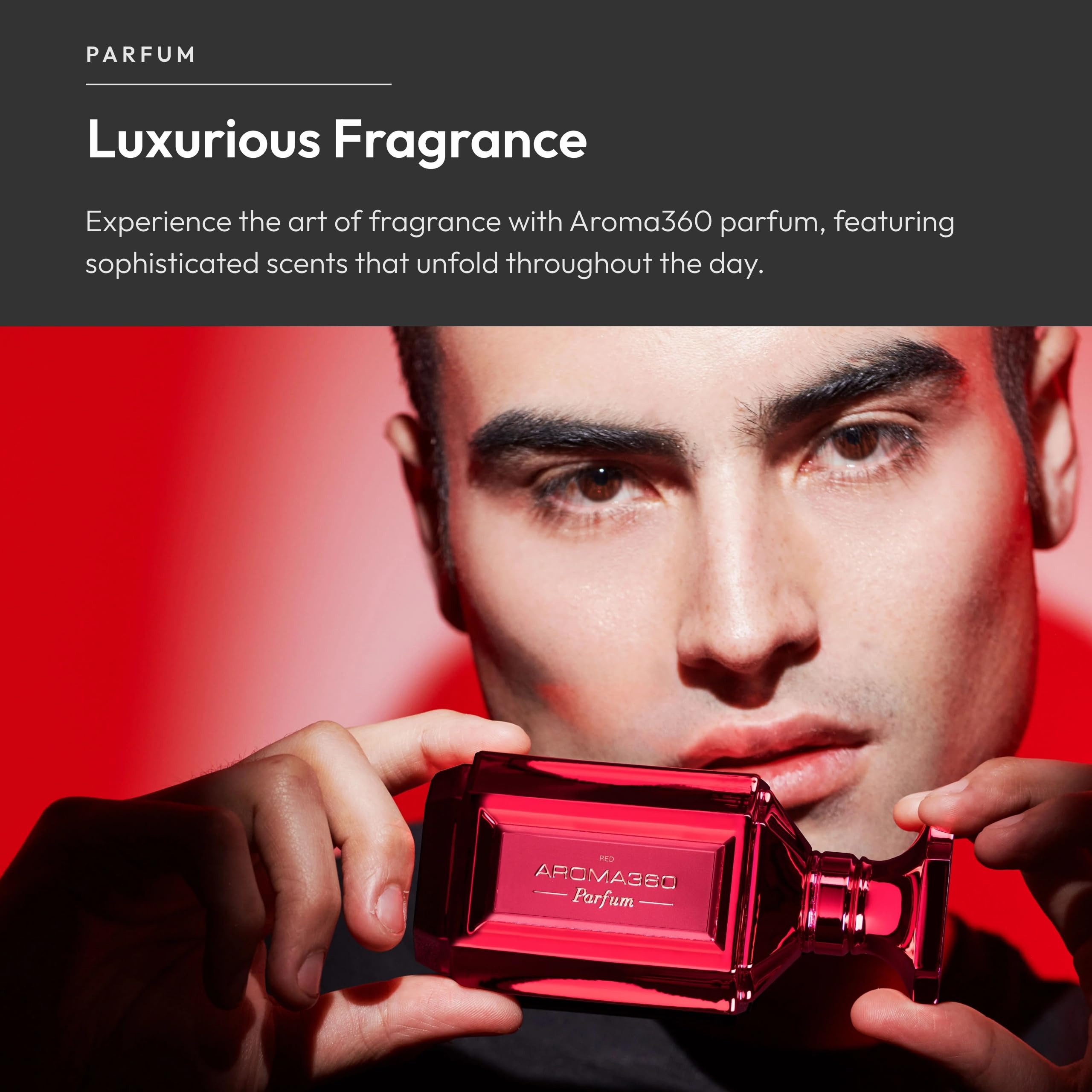 Aroma360 Premium Unisex Eau de Parfum - Luxury Cologne & Perfume for Men & Women with Grapefruit, Amber, Peppercorn & Sea Moss Notes - 100mL/3.38 fl oz - Perfect for Date Nights, Office Wear & Special Occasions