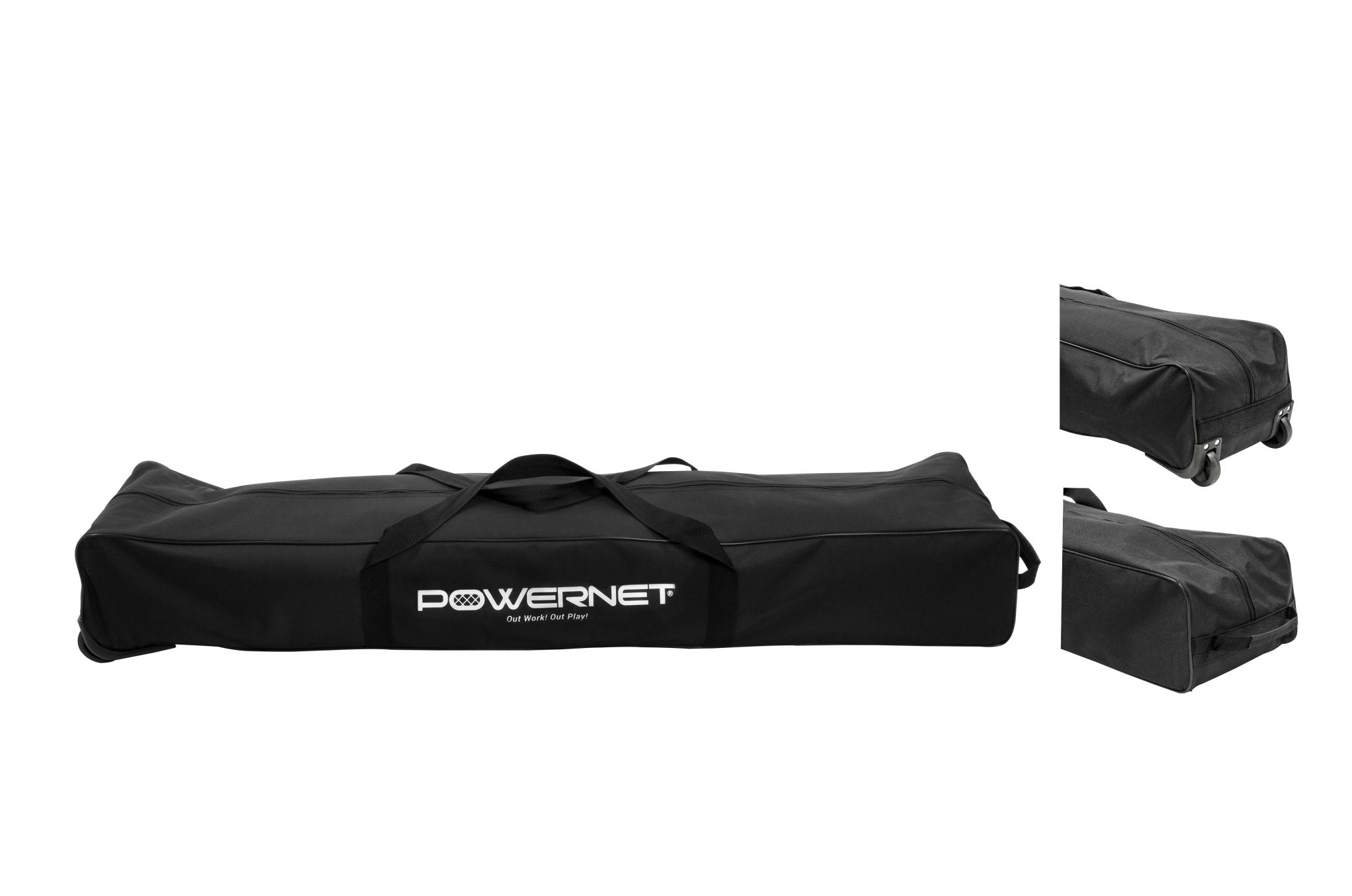 PowerNet Volleyball Practice Net Station - 8 ft Wide x 11 ft High for Indoor/Outdoor Training, Backyard Games & Team Practice | Perfect for Beach Volleyball, Gym Drills & Family Fun
