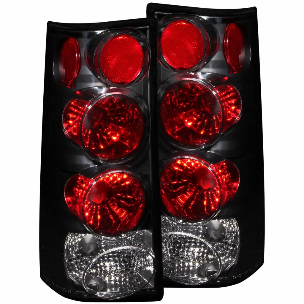 ANZO Black Tail Lights for GMC Savana 1500 (1996-2006) | 211148 | Upgrade Your Truck's Style & Safety for Night Driving