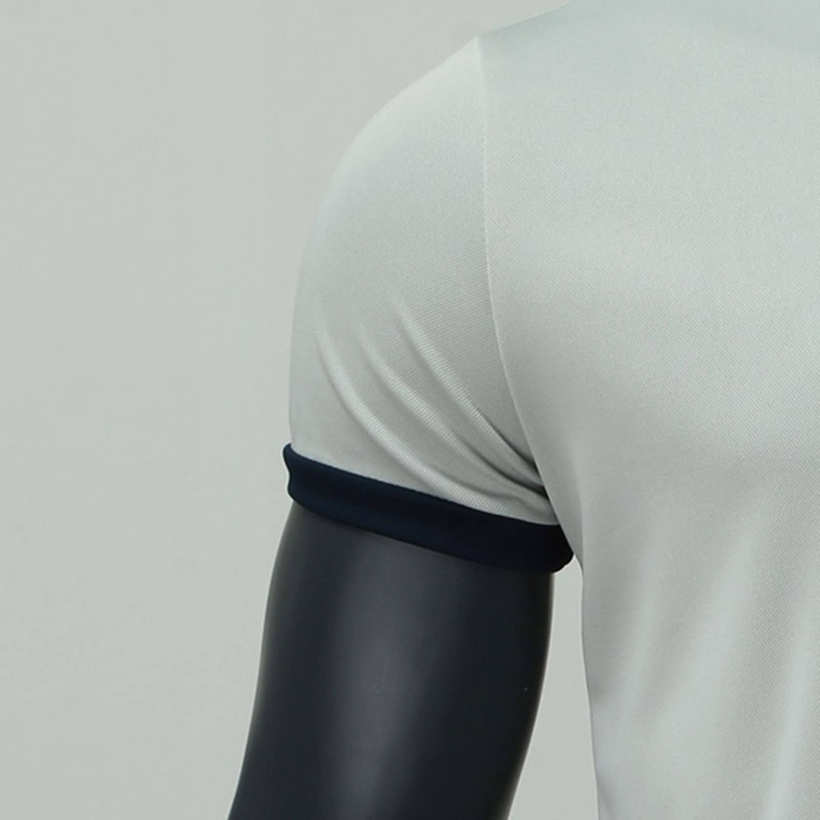 Men's Casual Polo Shirt - Short Sleeve Zipper Summer T-Shirt | Slim Fit Printed Turn-Down Collar Golf Tee | Perfect for Golf, Office & Summer Outings