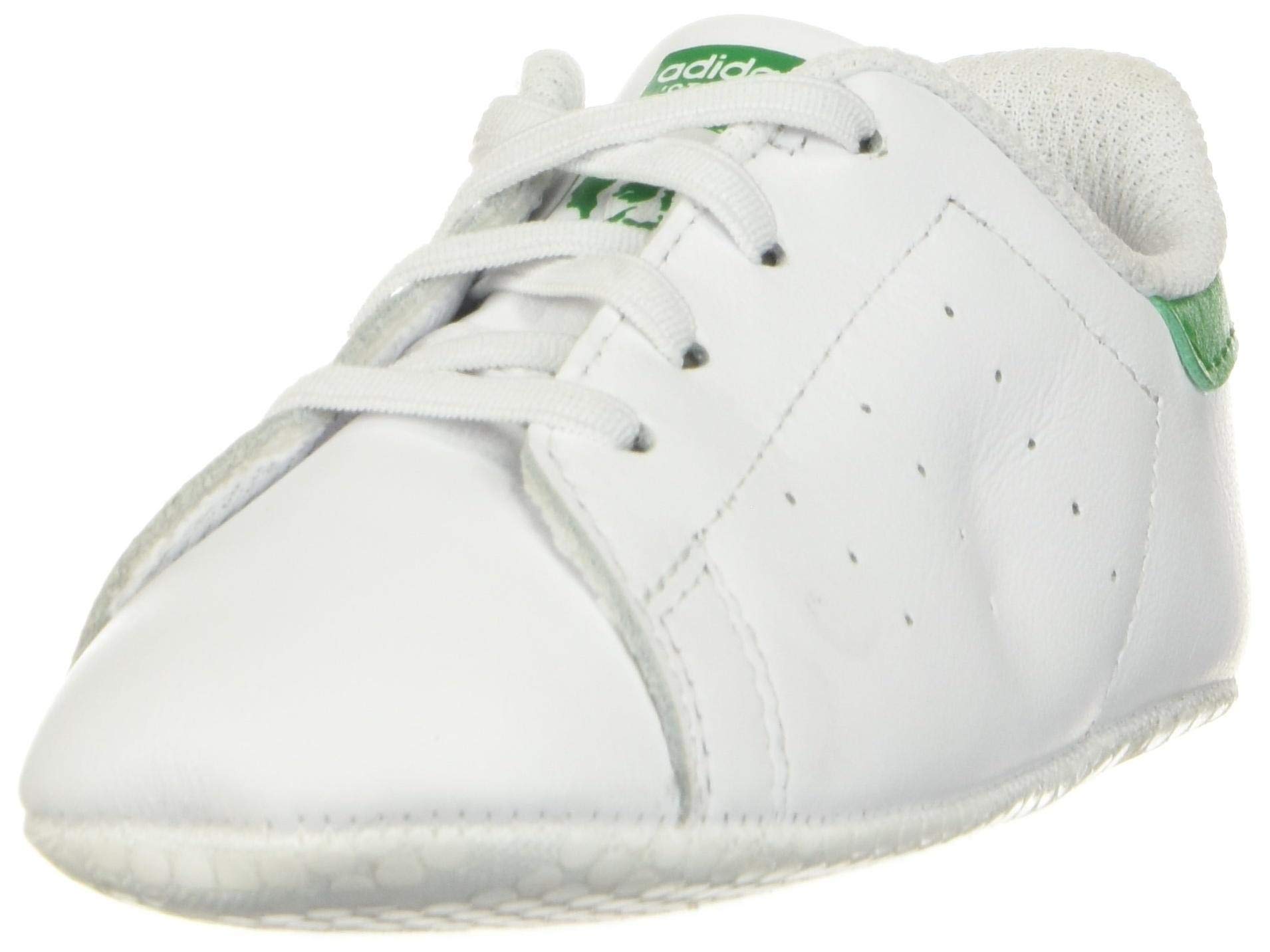 Adidas Originals Baby Boys Stan Smith Crib Shoes - Classic White Sneakers for Toddlers & Infants - Perfect for First Steps, Playtime & Casual Outings
