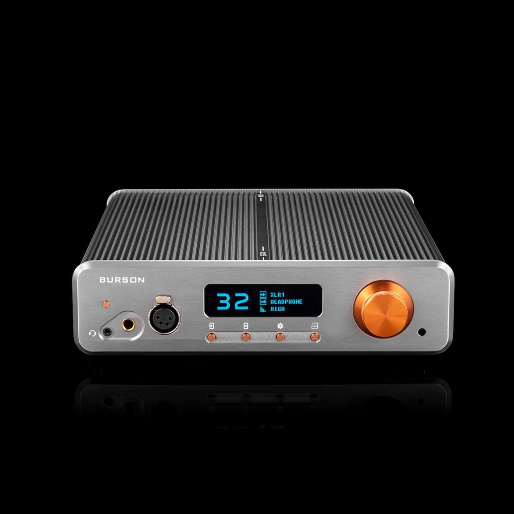 Burson Audio Soloist GT4 High-Performance Headphone Amplifier - Premium Audiophile Sound for Home & Studio Use