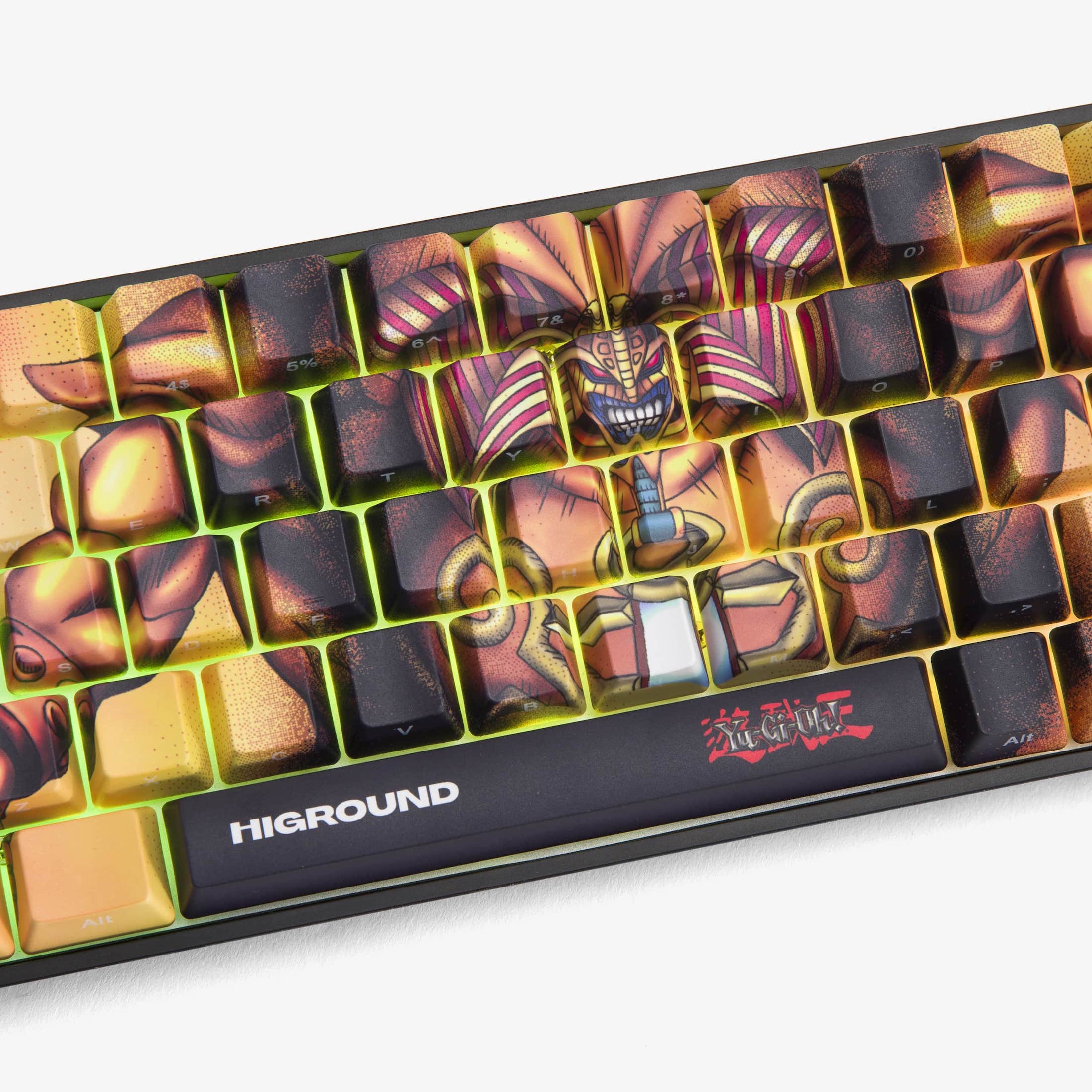 YGO x HG 68 Keycaps Set - Exodia The Forbidden One Theme Mechanical Keyboard Keycaps for Gaming & Typing | Perfect for Anime Fans & Yu-Gi-Oh! Collectors