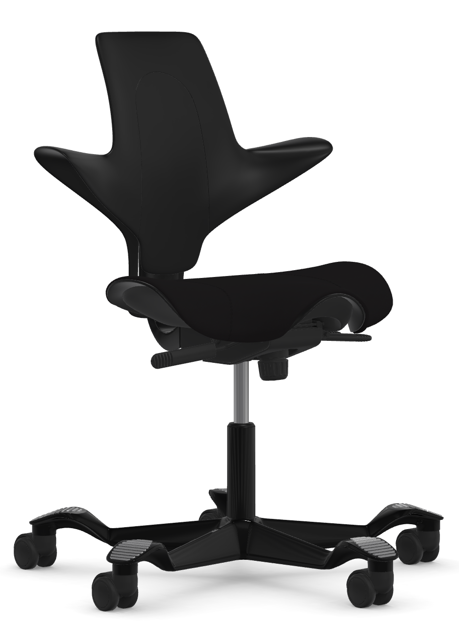 HÅG CAPISCO PULS Ergonomic Office Chair - Adjustable Modern Task Chair with Fully Upholstered Cushion for Home & Workspace (8020) - Perfect for Long Hours Sitting, Computer Work & Back Support