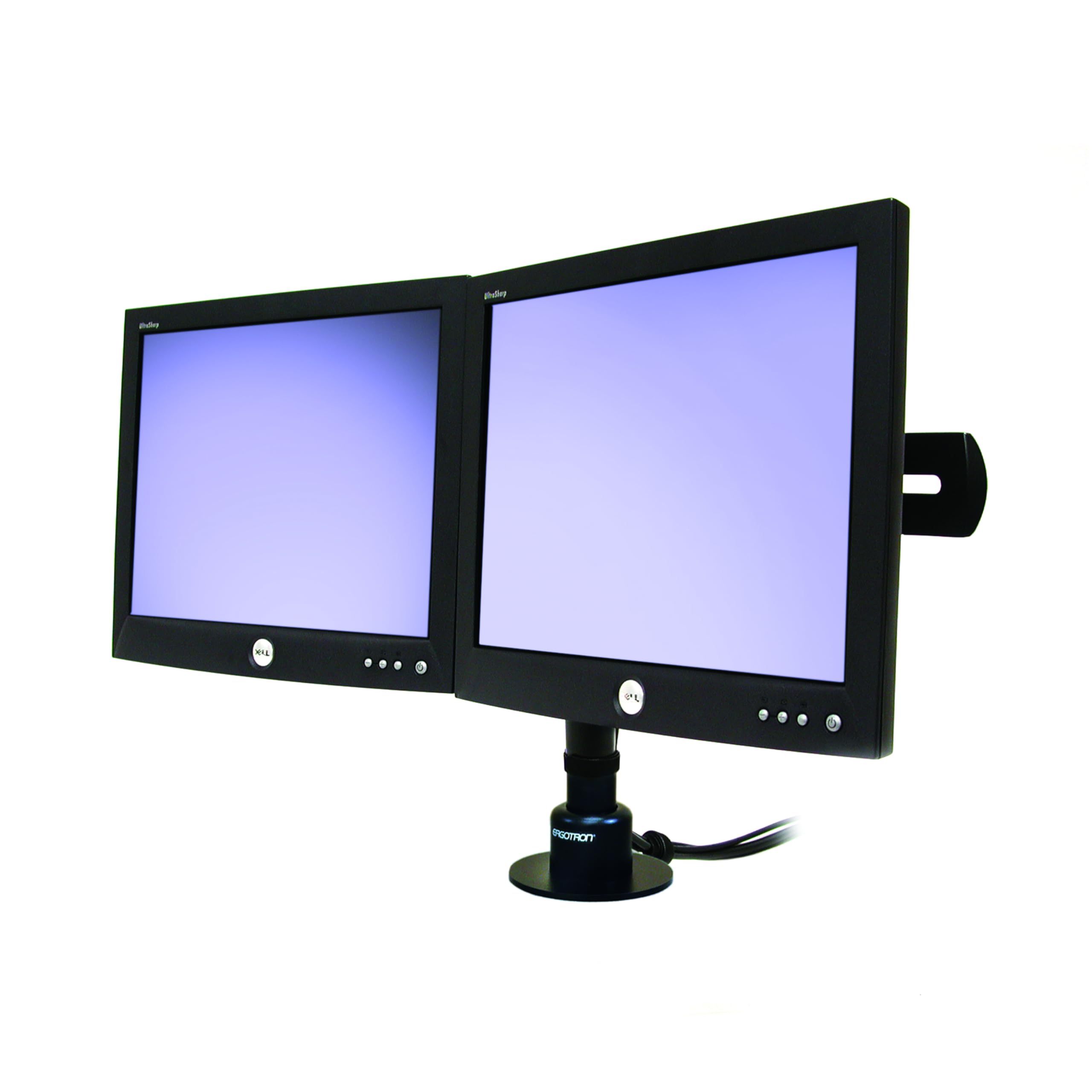 Ergotron DS100 Grommet Mount - Compatible with DS100 Monitor Stands | Secure Desk Clamp for Dual Monitor Setup | Perfect for Home Office & Workspace Organization