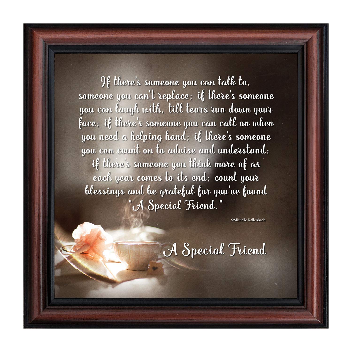 Crossroads Home Décor Best Friend Picture Frame - Thoughtful Birthday Gift for Best Friends, Perfect for Home, Office, or Dorm Room Décor