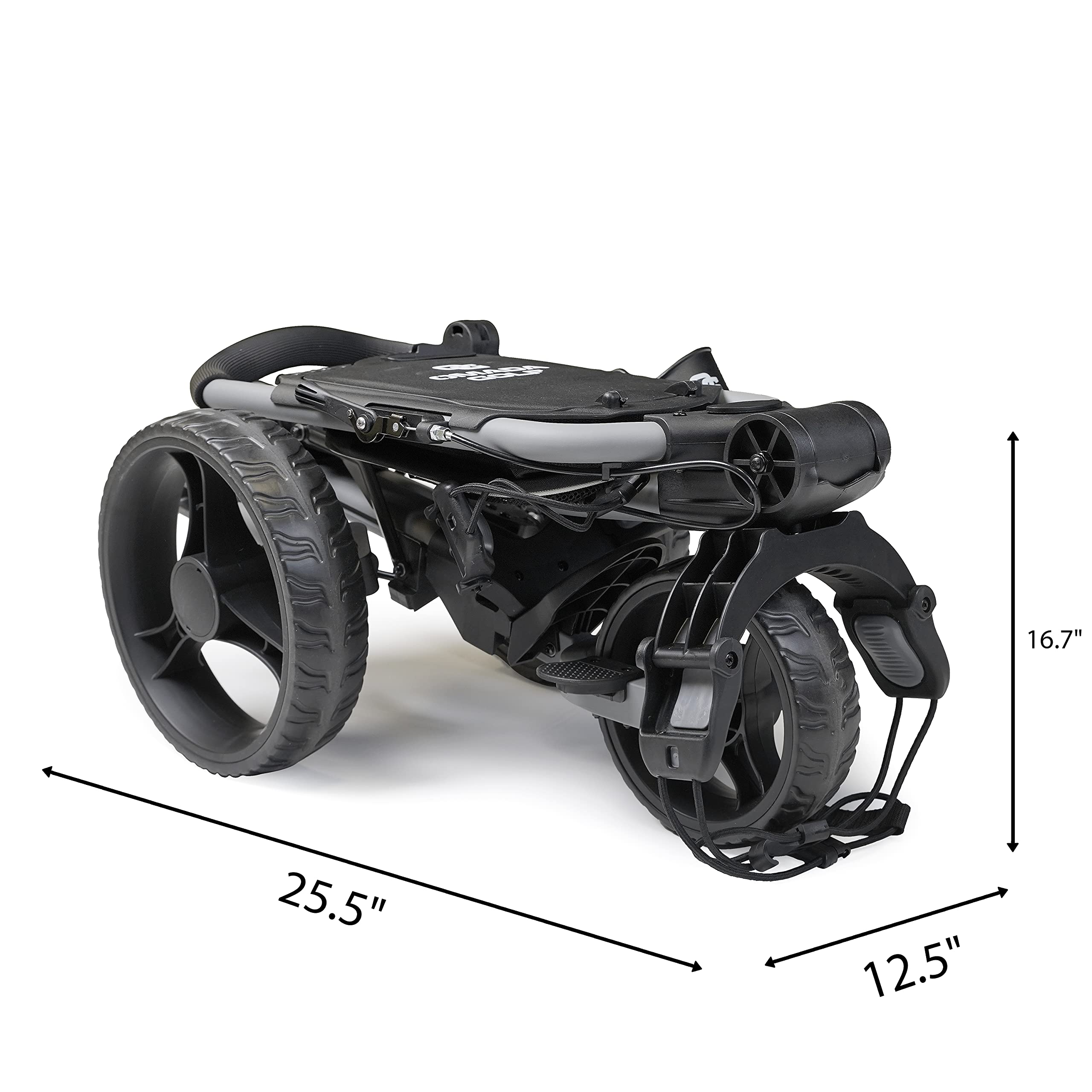 Lightweight Folding Golf Push Cart with Adjustable Bag Stand | Portable Golf Cart for Men & Women | Perfect for Golf Courses, Driving Range & Outdoor Practice