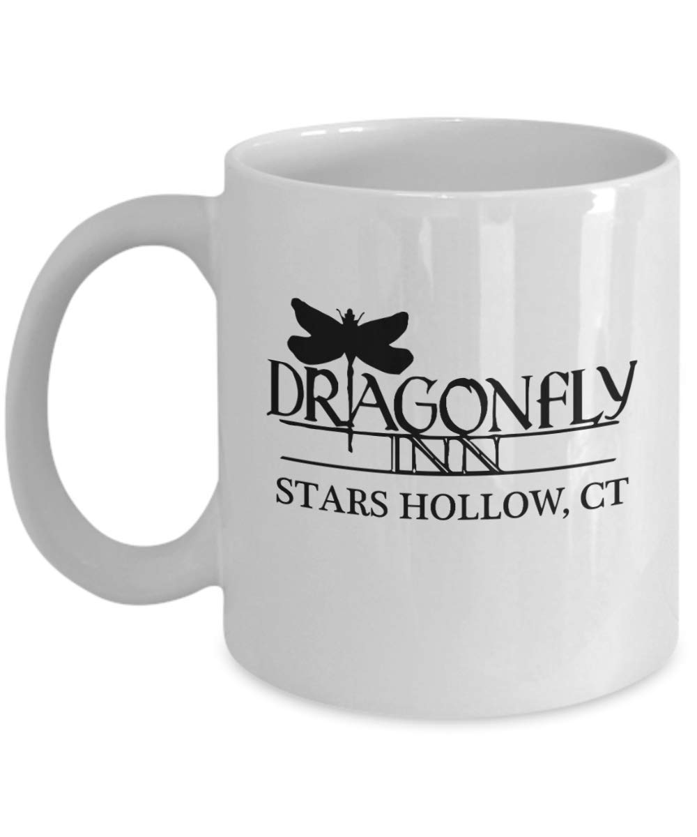 Halloween Coffee Mug - Dragonfly Inn Gilmore Girls Inspired Ceramic Mug 11oz for Tea & Coffee - Perfect Gift for Fans, Home & Office Use