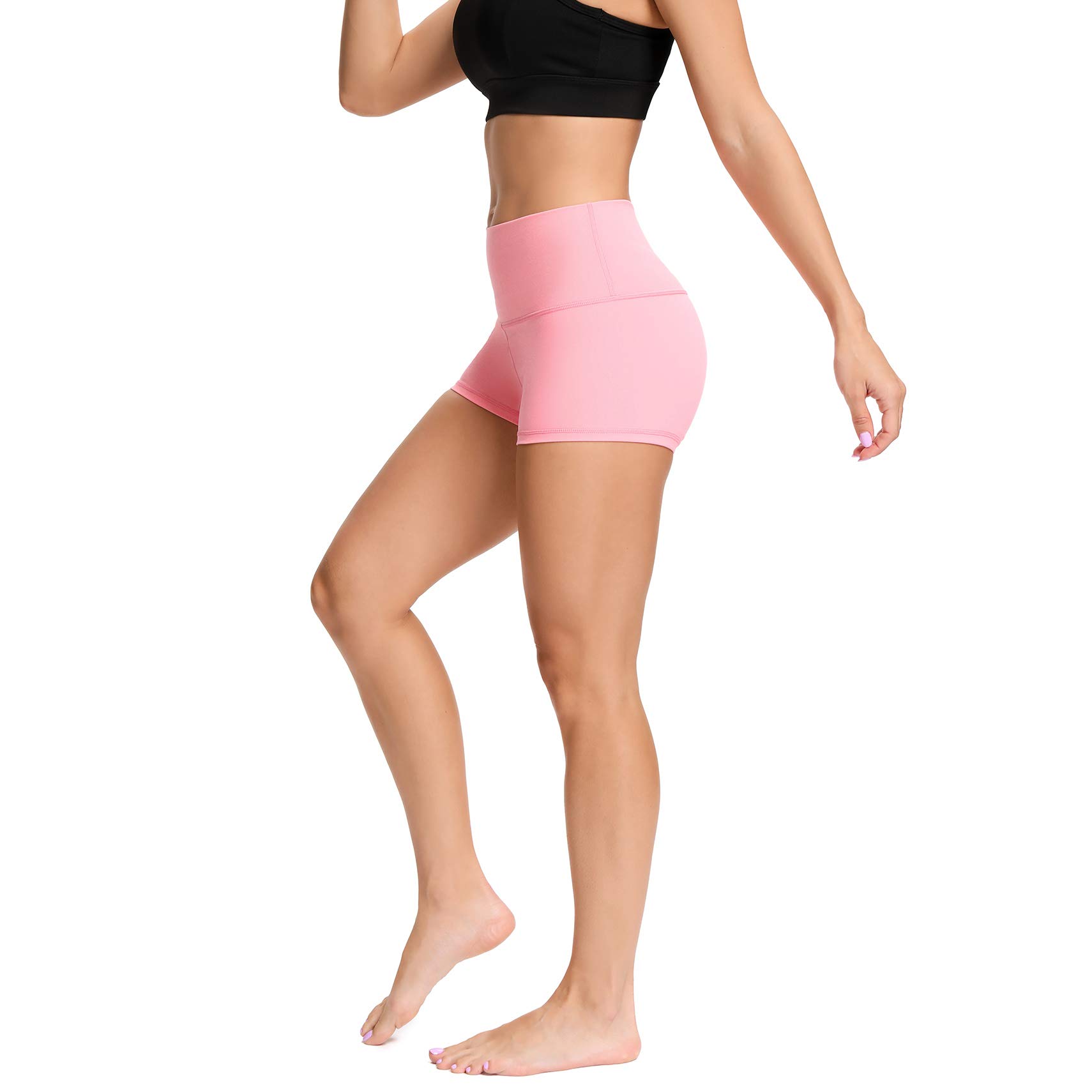 LXNMGO High Waist Yoga Shorts for Women - 2