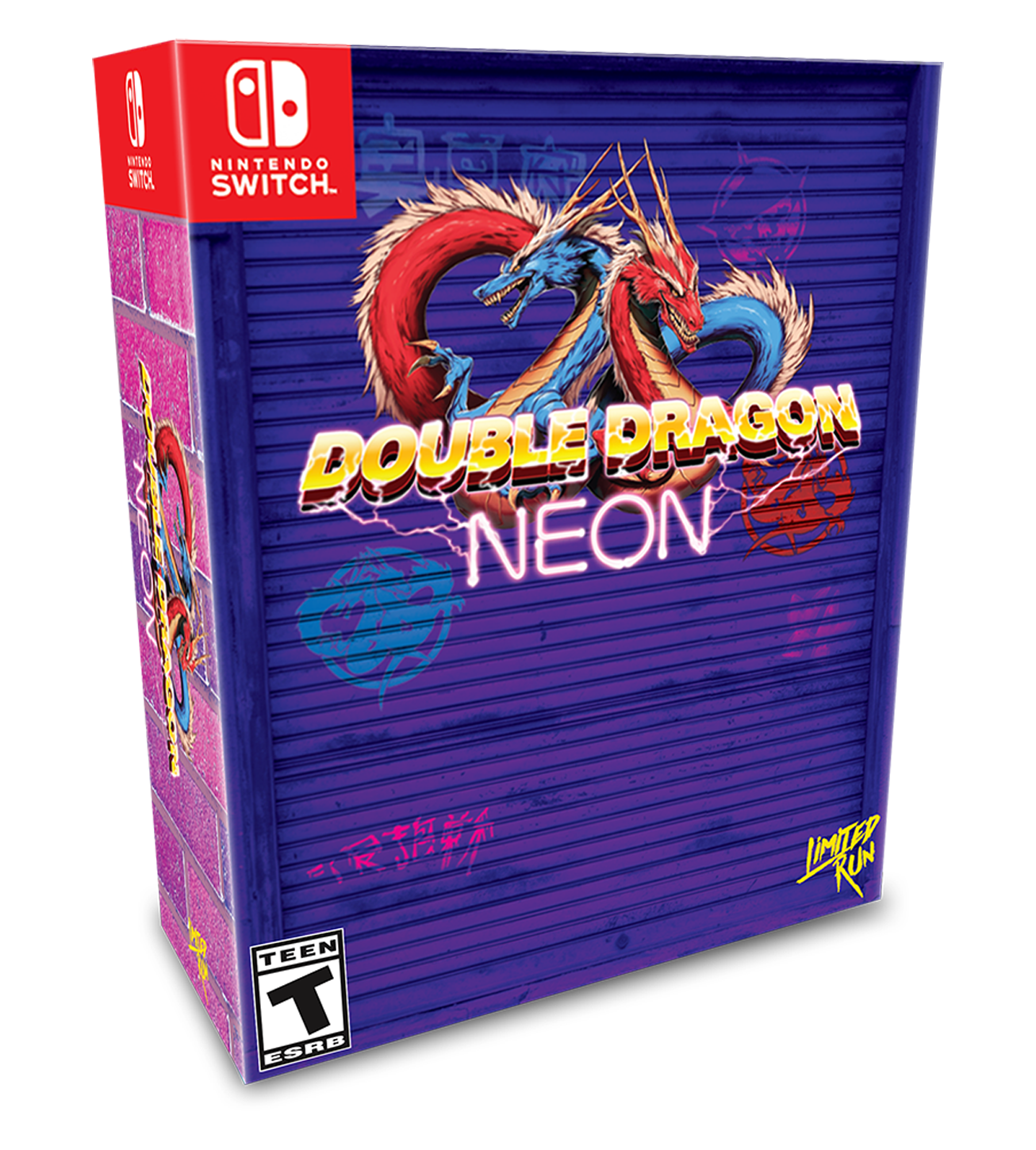 Double Dragon Neon Classic Edition - Limited Run #108 Switch Game - Retro Beat 'Em Up Action for Nintendo Switch - Perfect for Nostalgic Gaming and Collectors
