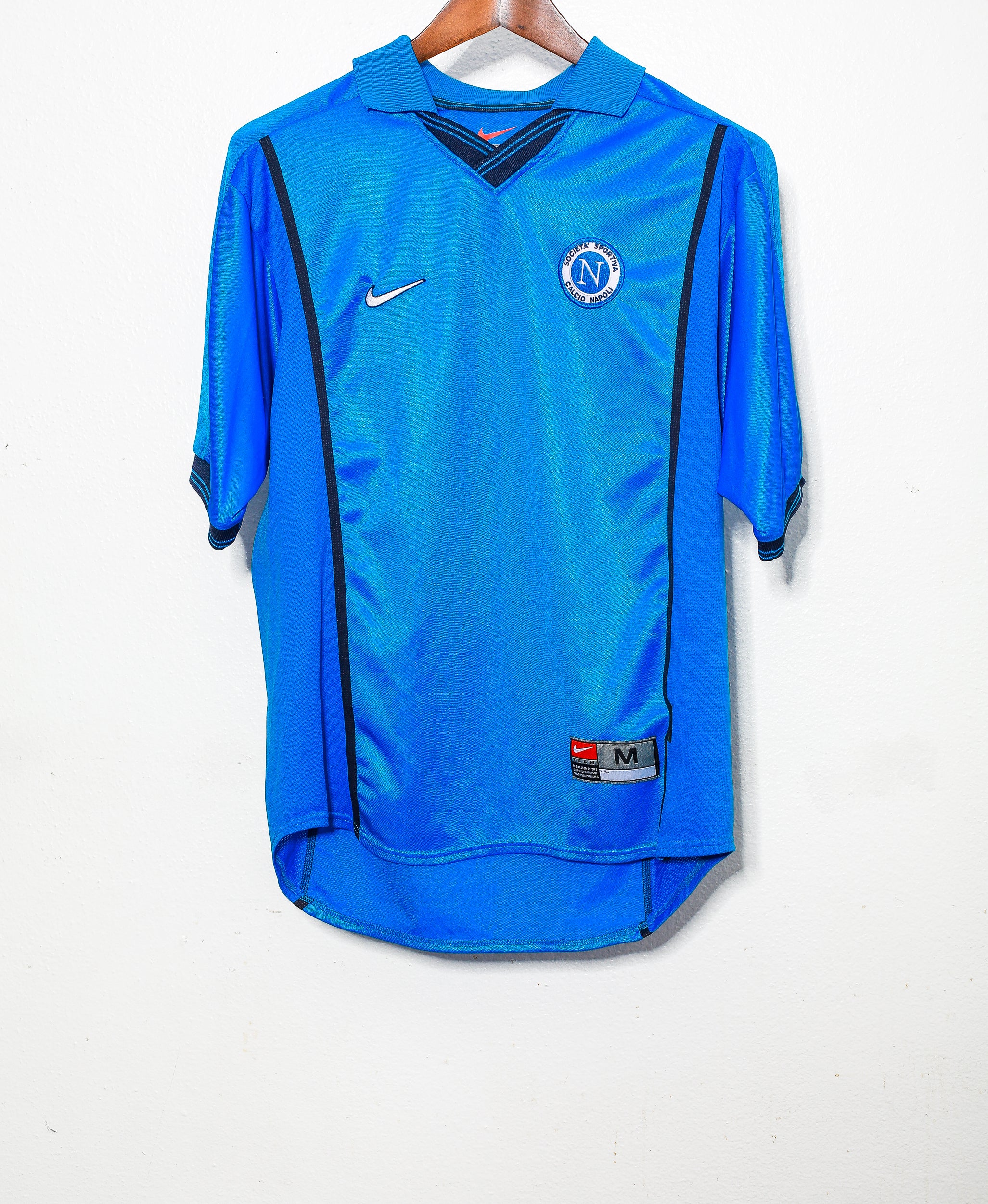 Original 1999-2000 SSC Napoli Home Jersey (Men's) - Vintage Football Shirt for Fans, Collectors & Retro Sports Enthusiasts