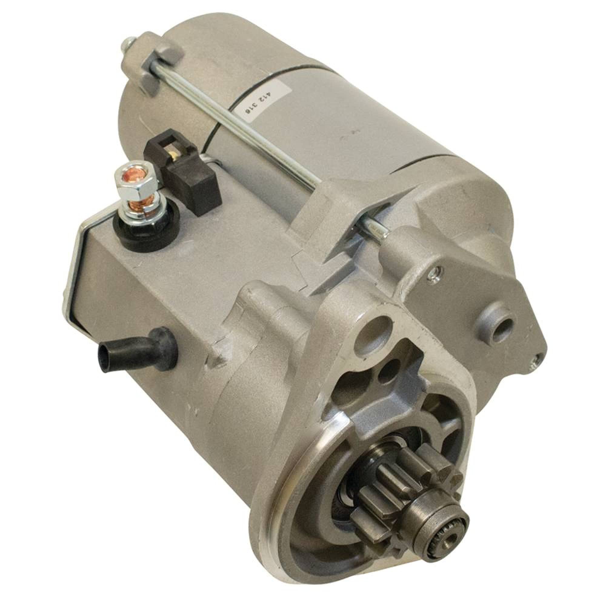 Stens 435-920 Electric Starter for Lawn Mowers & Small Engines - Durable Silver Replacement Part for Easy Engine Starting | Outdoor Power Equipment Maintenance