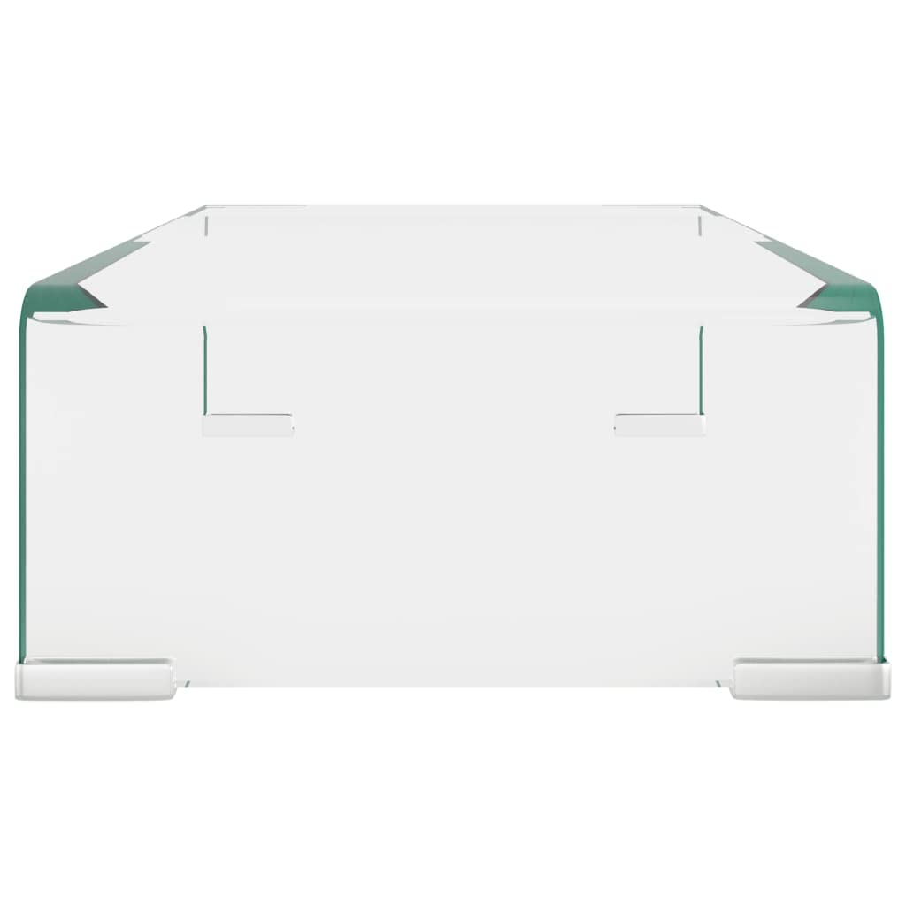 Clear Glass TV Stand Riser - 15.7