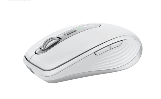 Logitech MX Anywhere 3 Wireless Mouse for Mac - Pale Gray | Portable Bluetooth Mouse with Fast Scrolling, Multi-Device Control | Perfect for Travel, Office & Creative Work