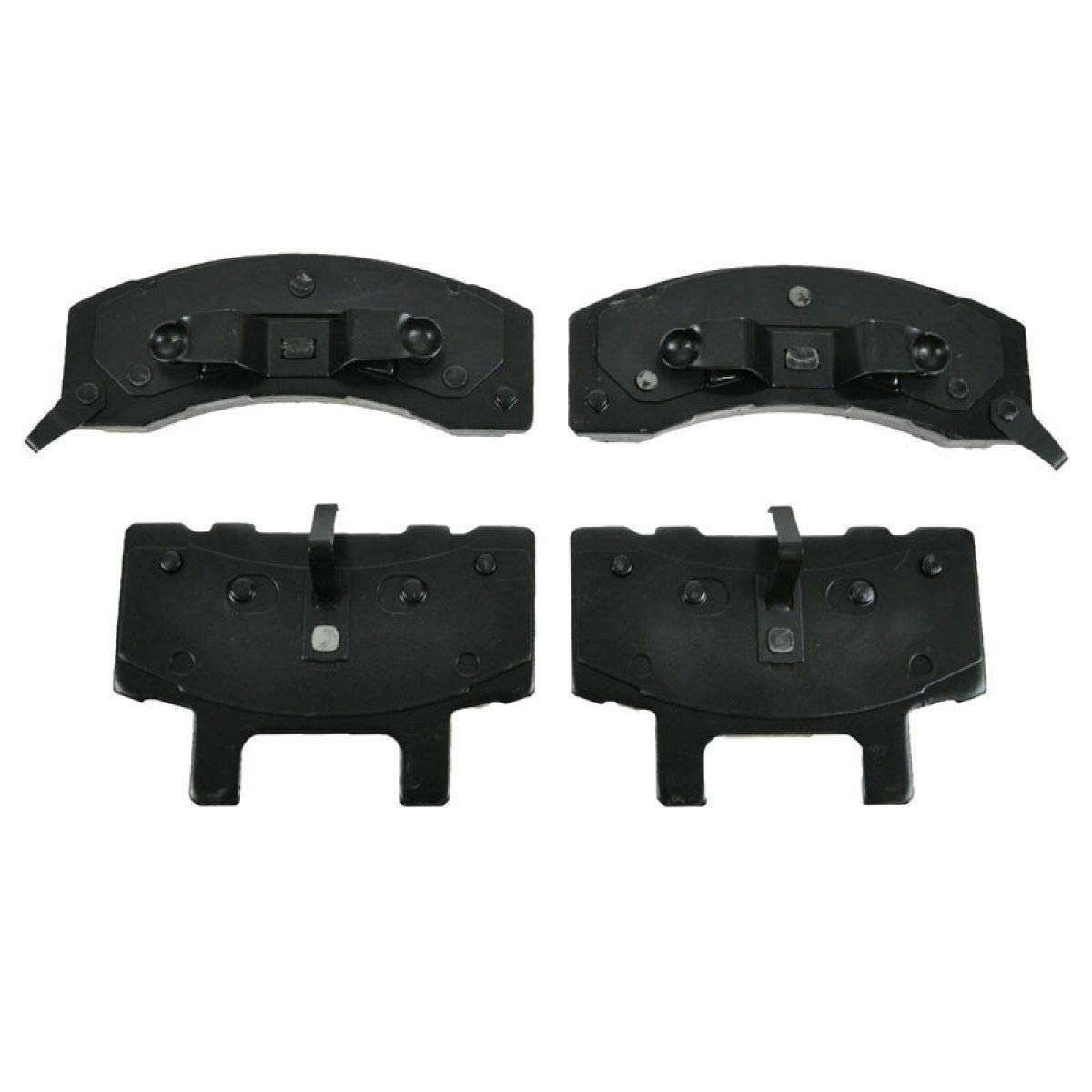 High-Performance Drilled & Slotted Brake Rotors with Metallic Pads - Compatible with Chevy & GMC Front Wheel Drive - Perfect for Racing, Towing & Daily Driving