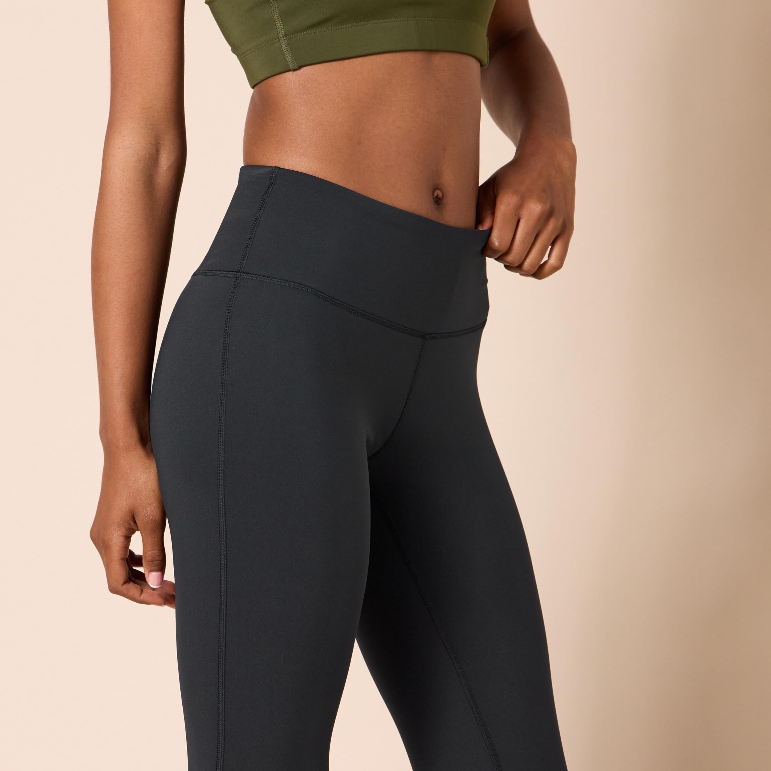 Amazon Essentials Women's Active Sculpt Leggings - Mid Rise, Full Length Yoga Pants for Workout & Athleisure (Plus Size Available) - Perfect for Gym, Running, Pilates & Casual Wear