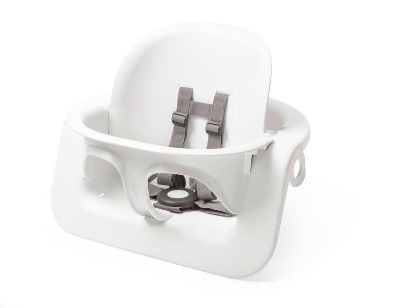 Stokke Steps Baby Set - White | High Chair & Feeding Essentials for Newborns & Toddlers | Perfect for Home & Restaurant Use