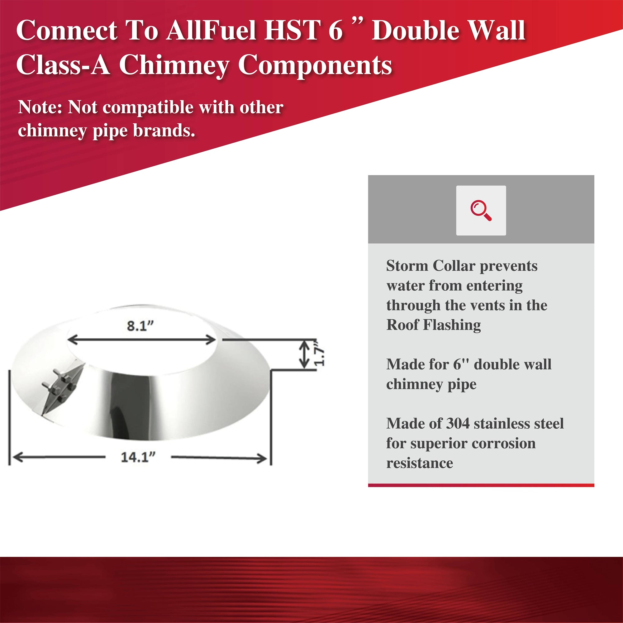 AllFuelHST Storm Collar for 6