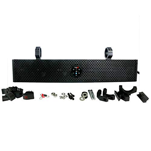 Cerwin Vega RPM SB4X Series 200W RMS 800W Peak Power Soundbar for TV with 6 Waterproof Bluetooth Speakers & Mounting Clamps - Black | Home Theater Audio System for Living Room, Bedroom & Outdoor Parties