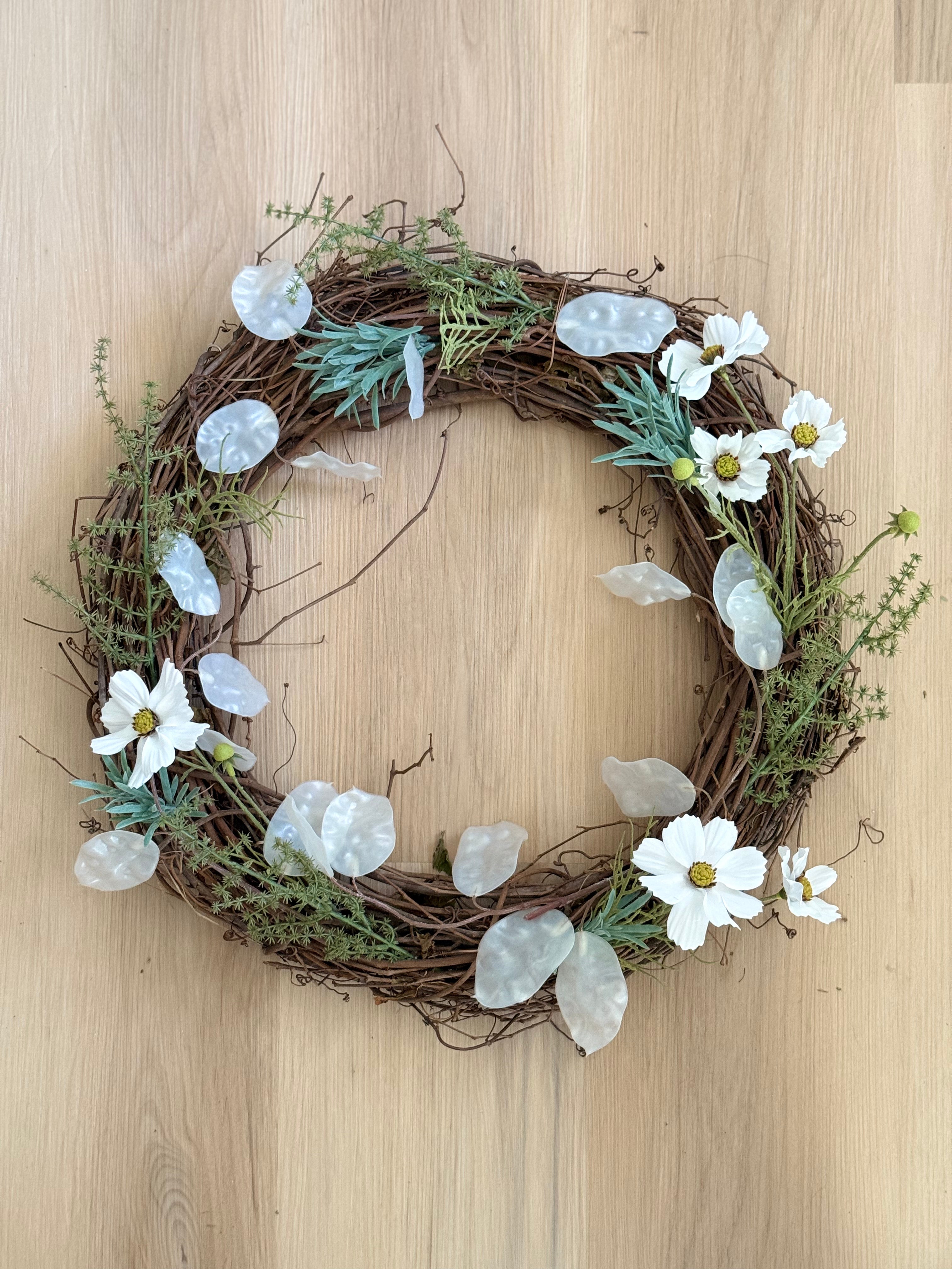 Good Luck Wreath - Elegant Home Decor for Door & Wall - Perfect for Christmas, New Year & Housewarming Gifts