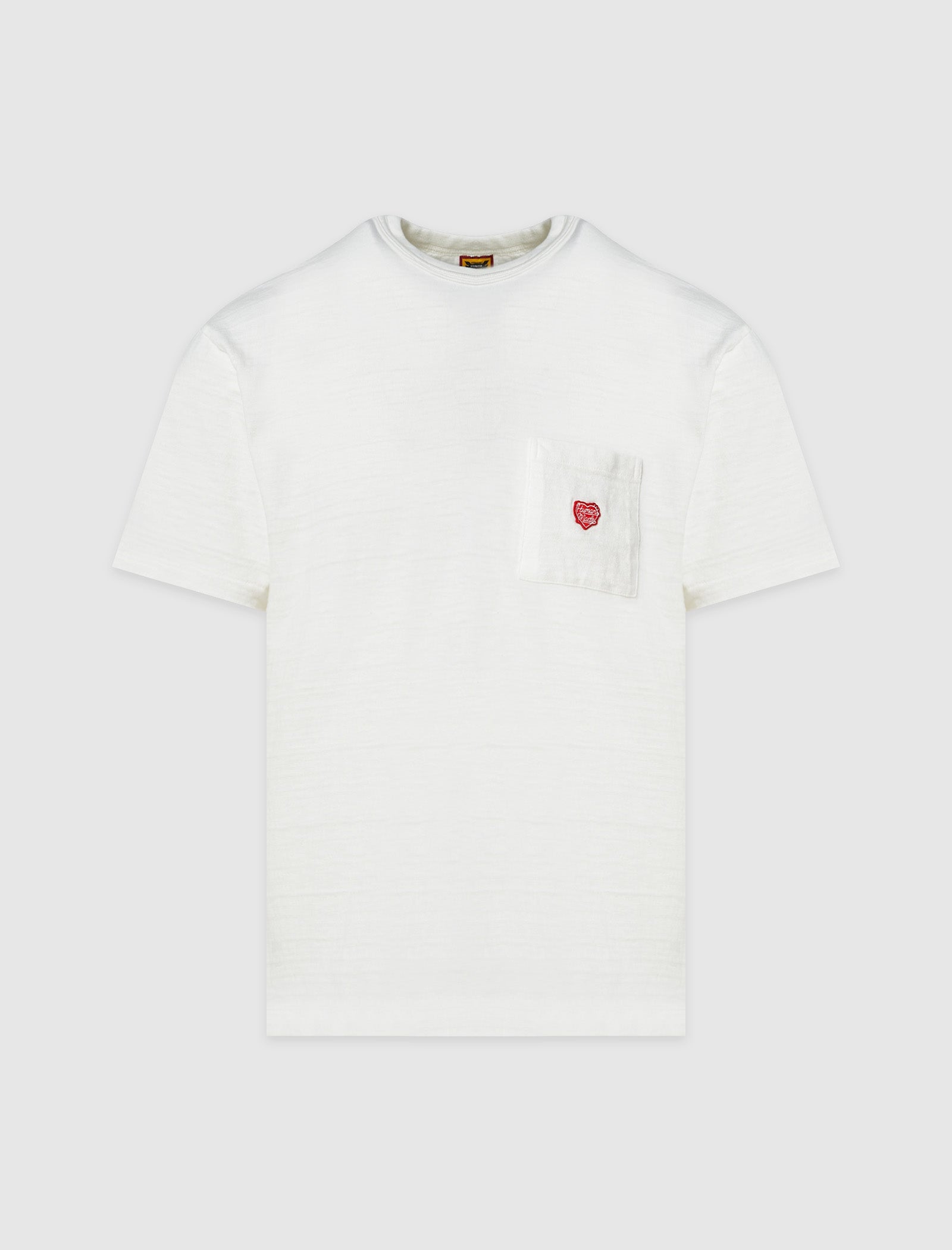 Human Made Pocket T-Shirt for Men - Premium Cotton Casual Tee with Chest Pocket | Perfect for Streetwear, Everyday Wear & Layering