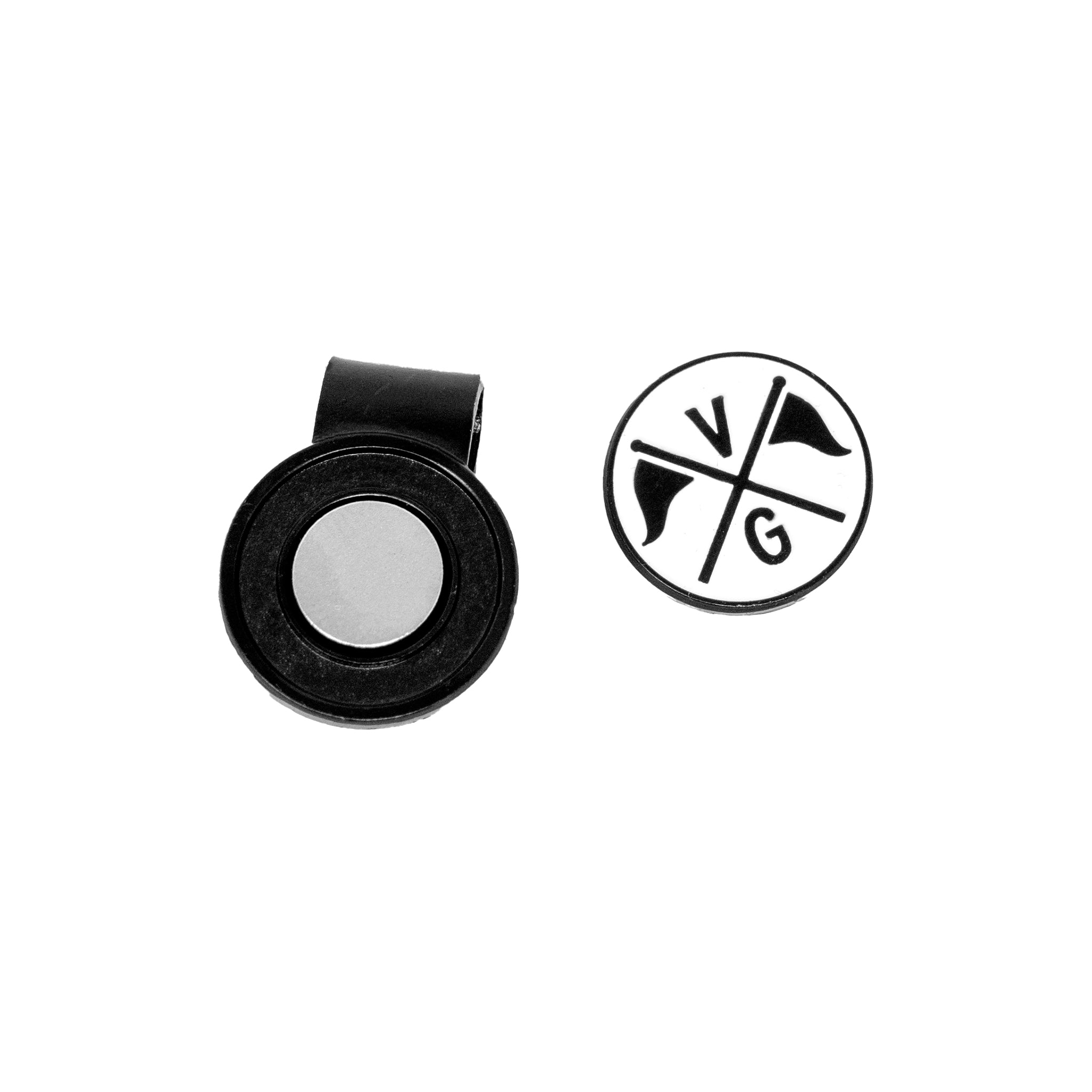Golf Ball Marker Hat Clip with Flagsticks Design - Magnetic Divot Tool for Golf Accessories | Perfect for Golfers on the Course & Driving Range