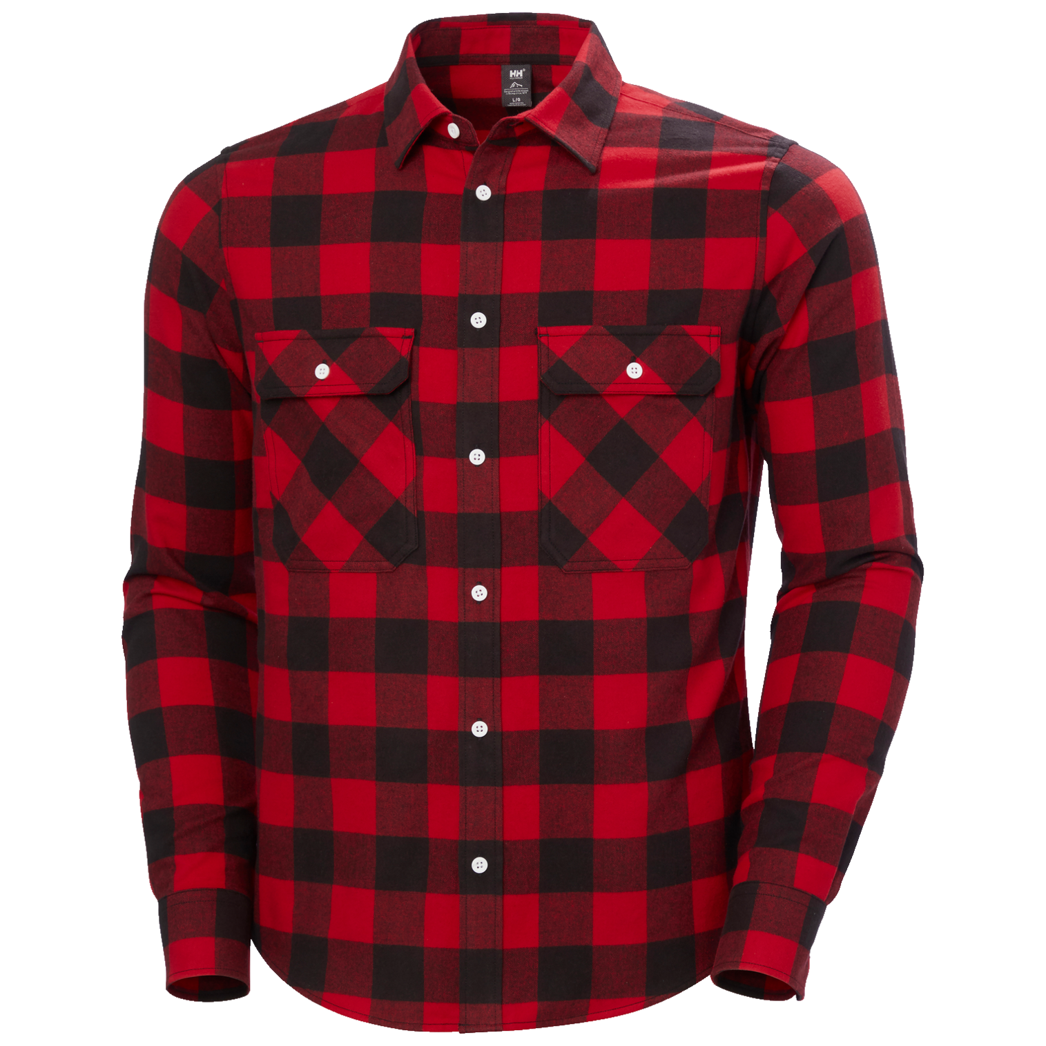 Helly Hansen Men's Lokka Flannel Long Sleeve Shirt 2025 - Soft Plaid Outdoor Shirt for Hiking, Camping & Casual Wear