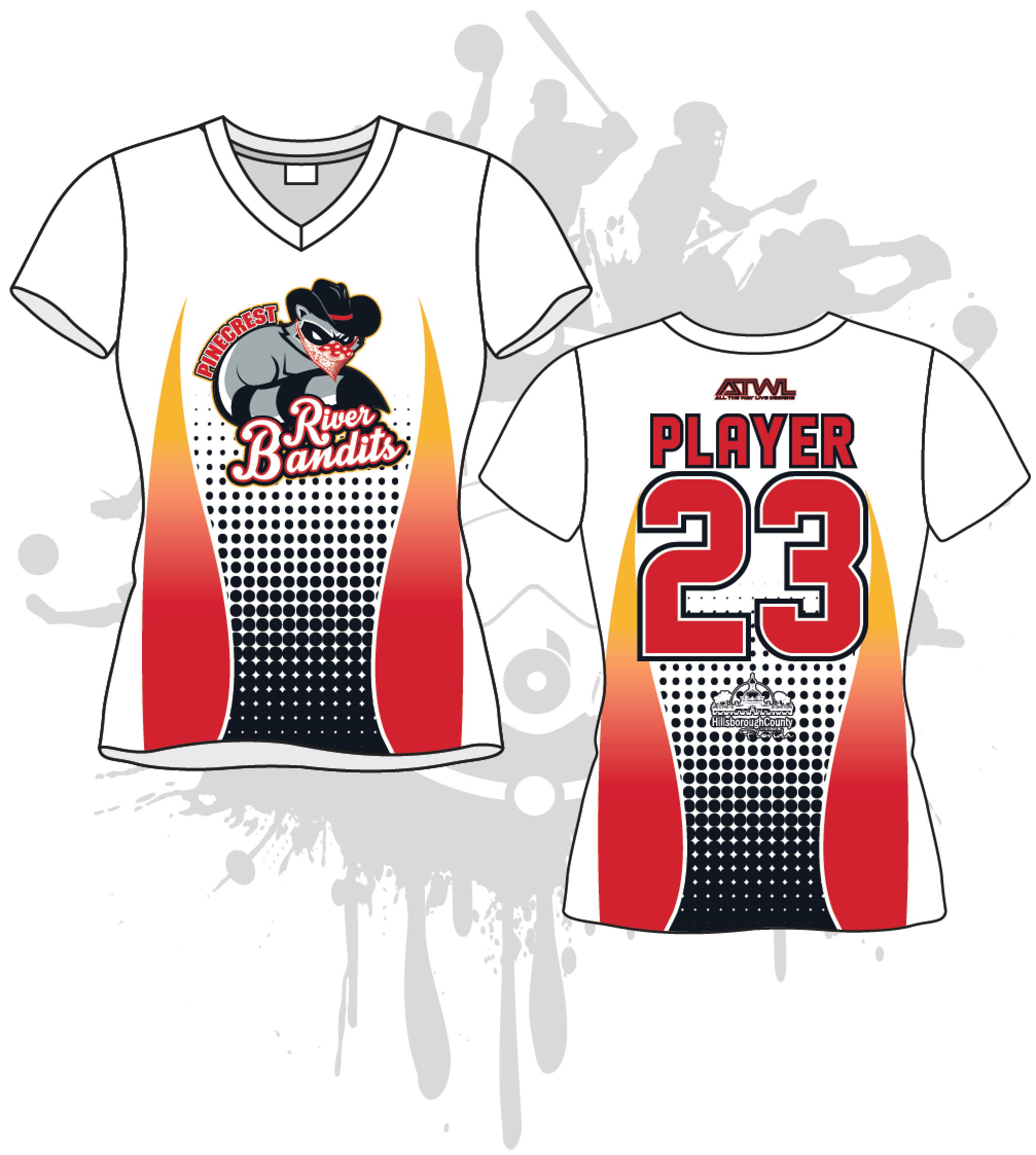Pinecrest Little League Women's Baseball Shirt - Comfortable & Stylish Team Jersey for Youth Softball Games & Practice