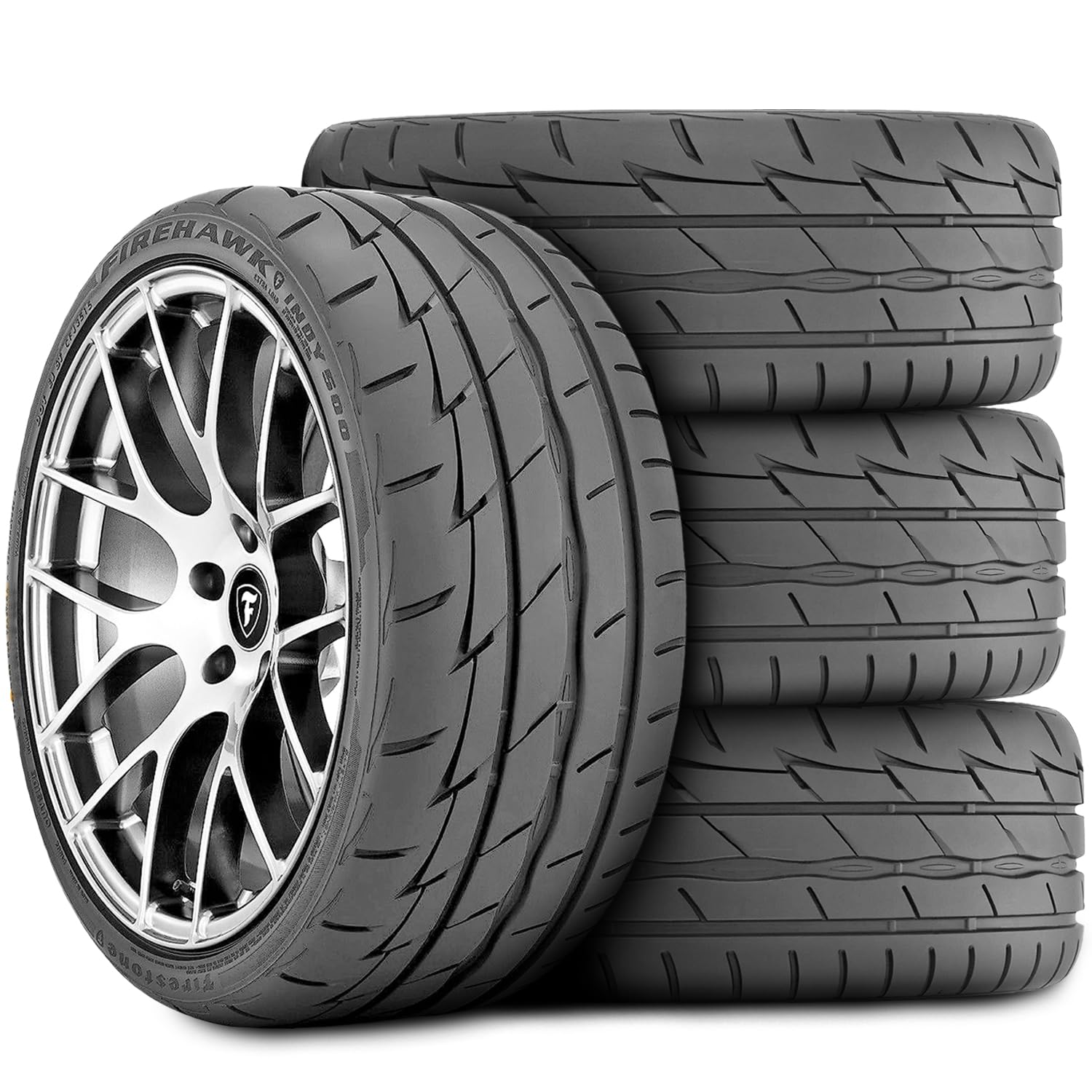 Firestone Firehawk Indy 500 Ultra High Performance Tire 255/45R20 101W - High-Speed Grip for Sports Cars & Track Racing