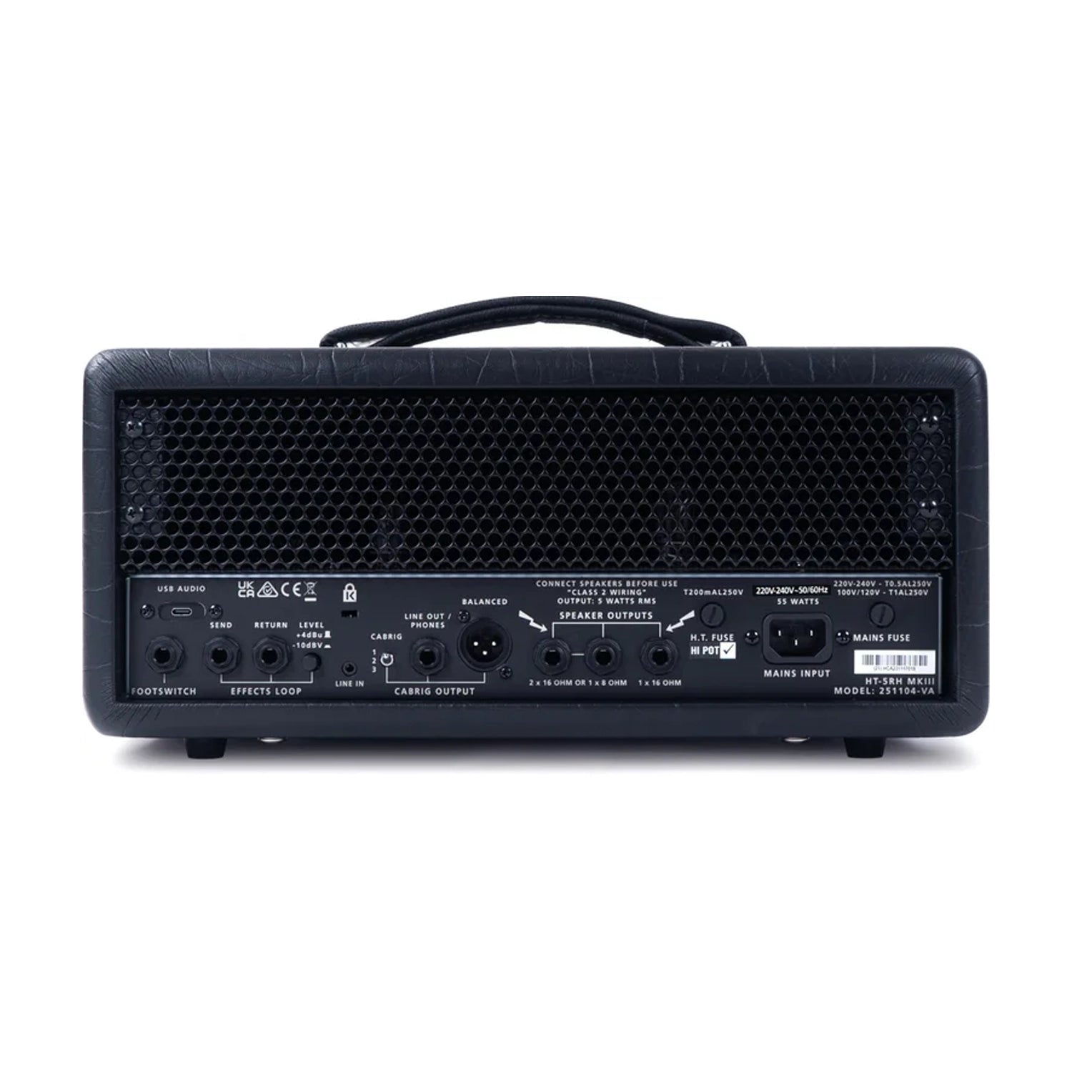 Blackstar HT 5RH MK III 5 Watt Tube Guitar Amplifier Head - Perfect for Home Studios & Small Gigs