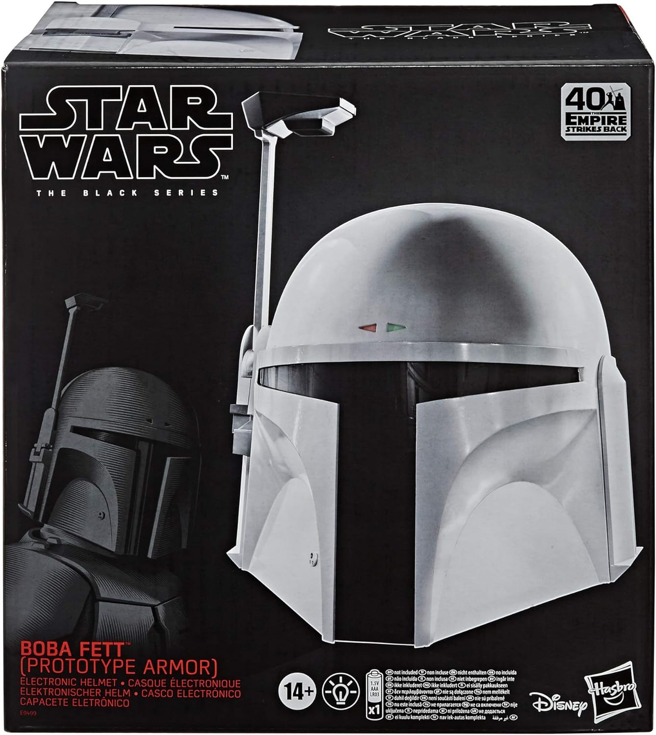 Star Wars The Black Series Boba Fett Prototype Armor Helmet - Premium Collectible for Display & Cosplay | Perfect for Fans, Collectors & Star Wars Events