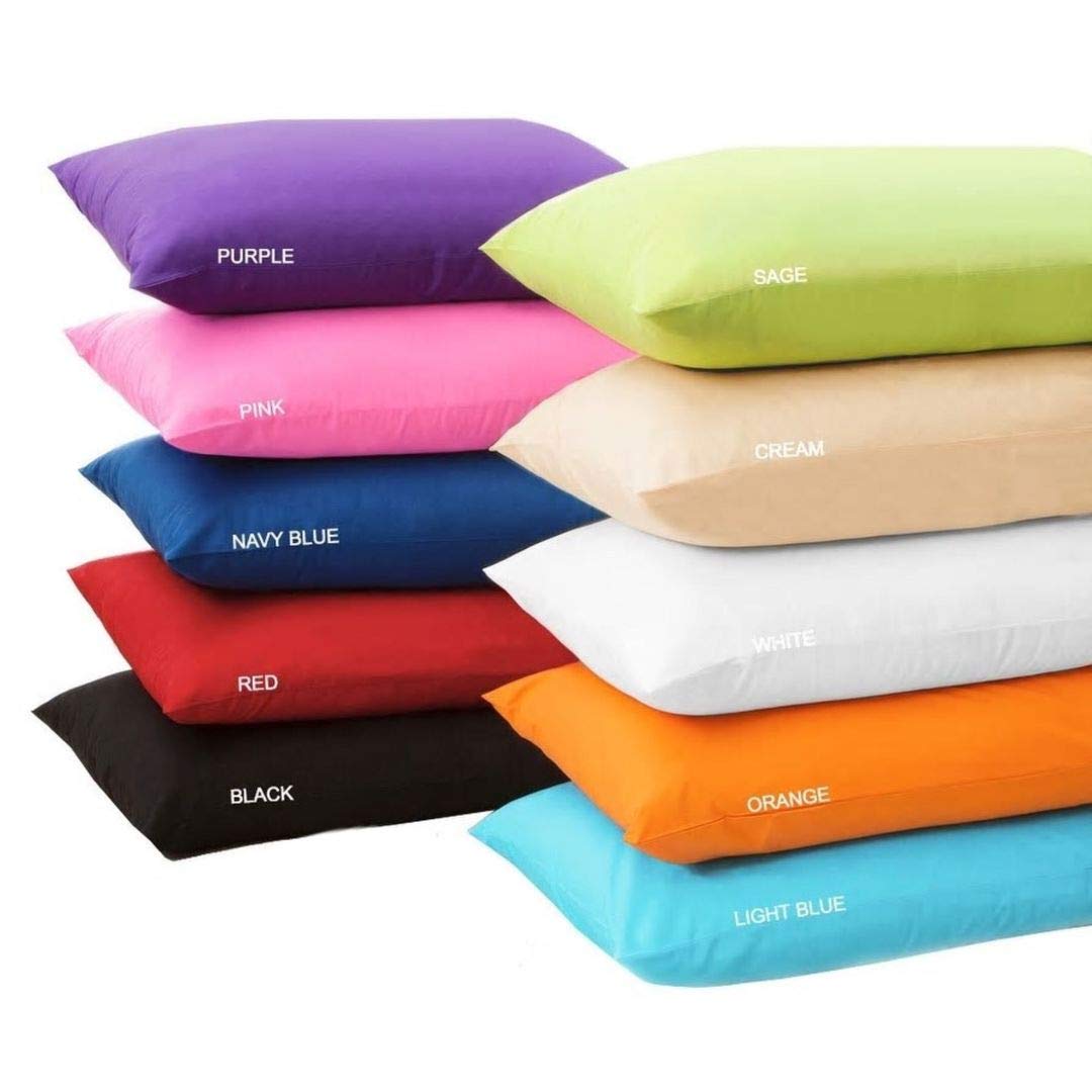 MoonRest 100% Cotton Long Body Pillow Cover with Seam - Soft Yellow Pillowcase for Adults & Pregnancy Support | Perfect for Sleeping, Lounging & Back Pain Relief