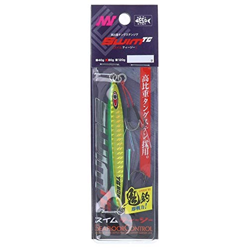 Premium Tungsten Metal Jig with Assist Hooks - 80g Saltwater Fishing Lure for Bass, Tuna & Offshore Game Fish - Perfect for Deep Sea Fishing & Casting