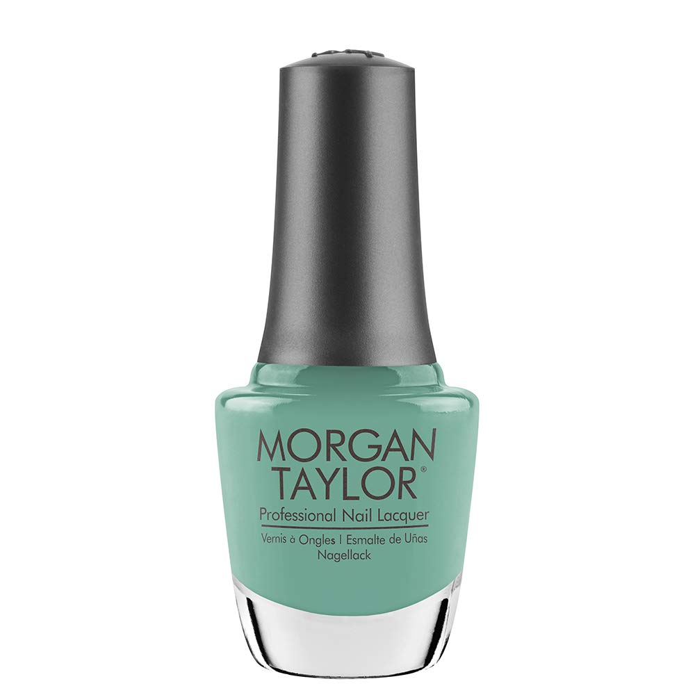 Morgan Taylor Professional Nail Lacquer - Long Lasting Green Nail Polish, 0.5 oz - Perfect for Manicures, Pedicures & Nail Art Designs
