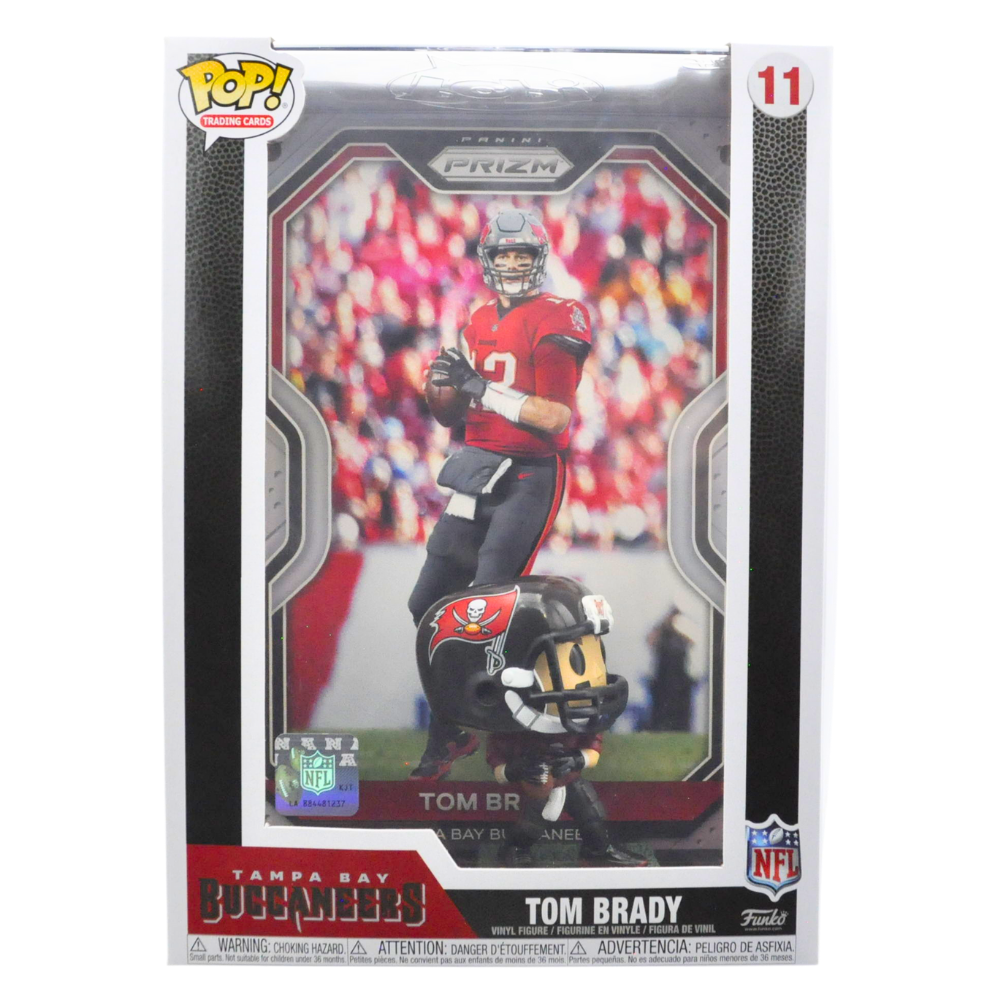 Funko Pop! Tom Brady NFL Trading Cards - Sealed Collectible for Football Fans - Perfect for Sports Memorabilia Displays & Gift Giving