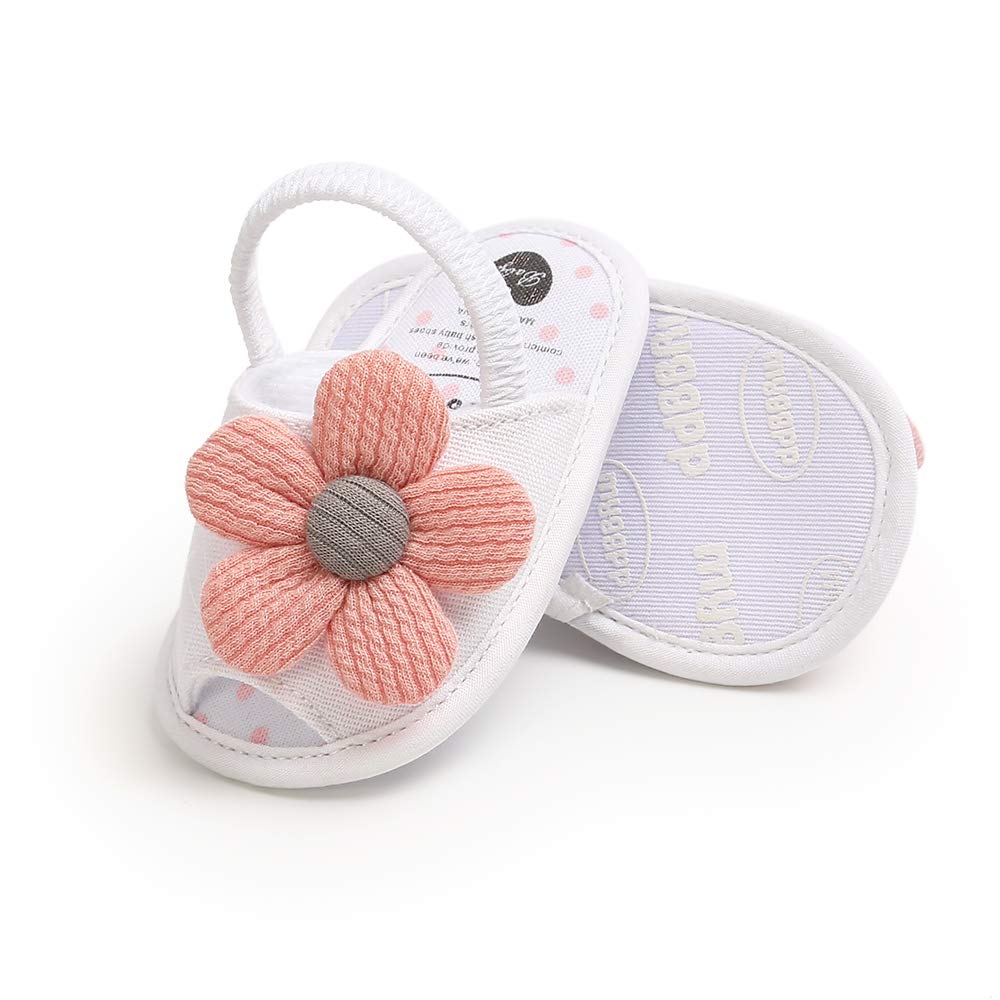 Baby Girl Sunflower Princess Sandals - Soft Lightweight Toddler Summer Shoes for Outdoor Play