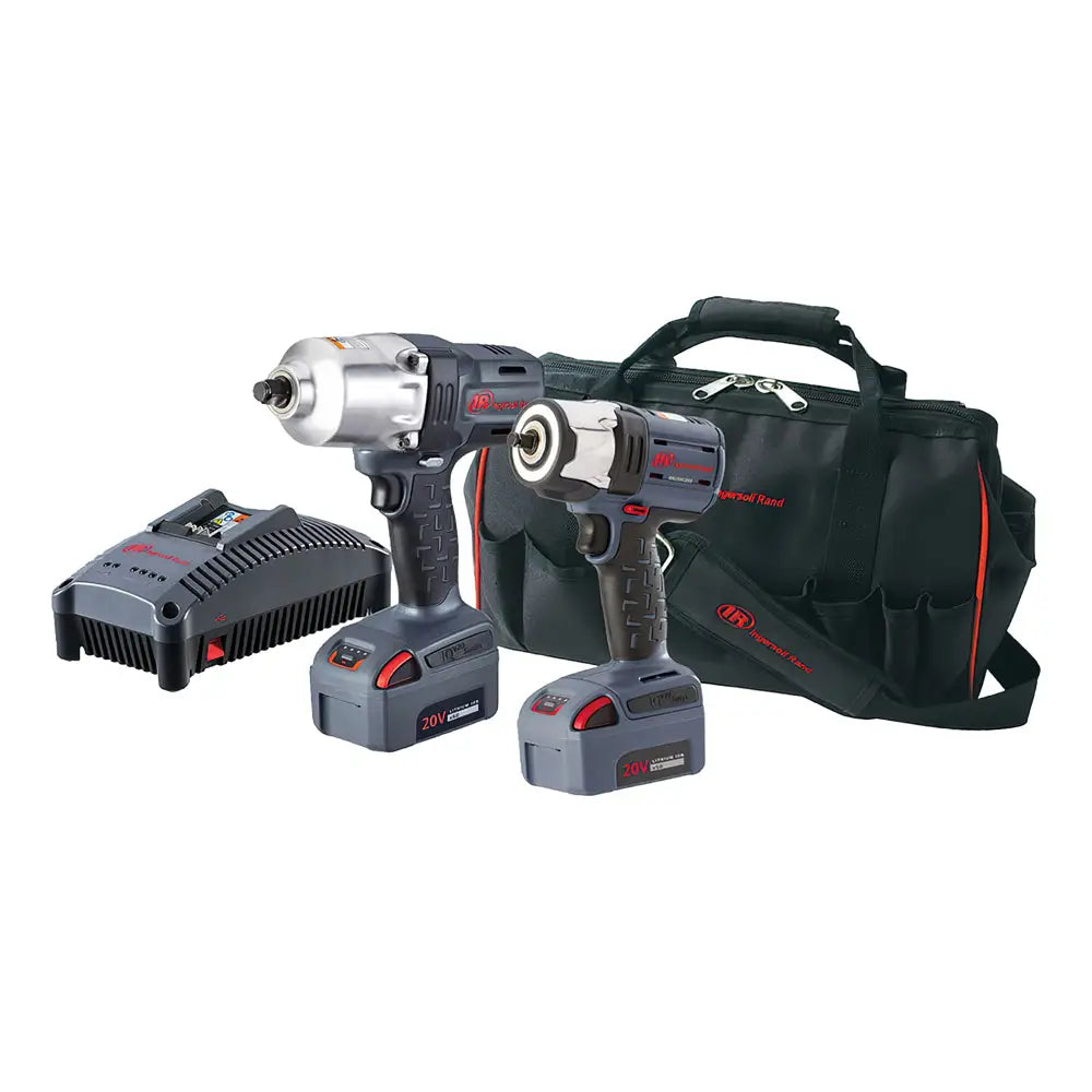 IR IQV20 2062 6-Piece 20V Cordless Impact Tool Kit (W5132, W7150) - Perfect for DIY Projects, Automotive Repairs & Construction Work