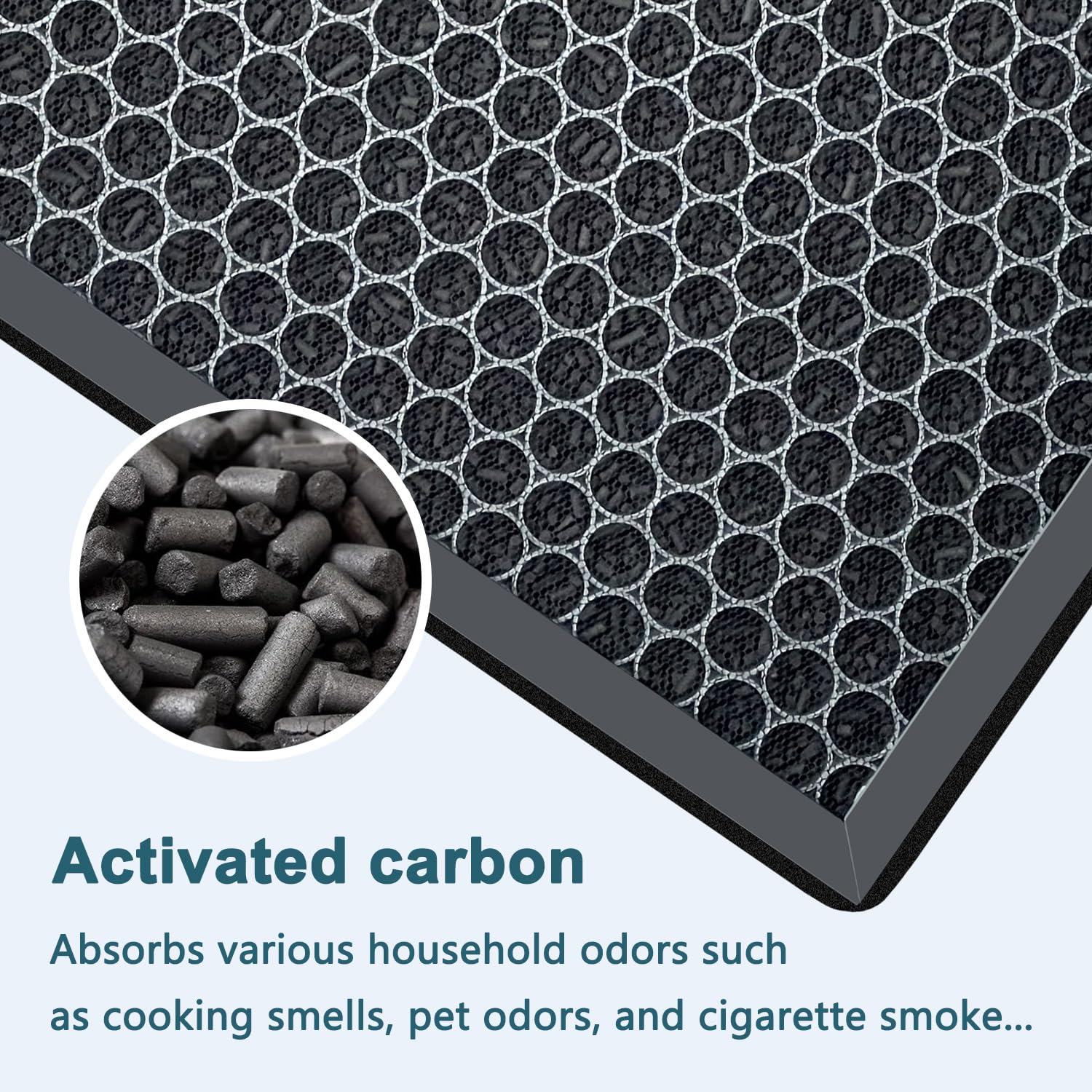AP304 Air Filter Replacement for Dayette AP303 AP304 & FRESHDEW USAP304 AP10000 Air Purifiers - 4-in-1 HEPA Activated Carbon Pre-Filter Combo (4 Pack) - Perfect for Home, Office, and Allergy Relief