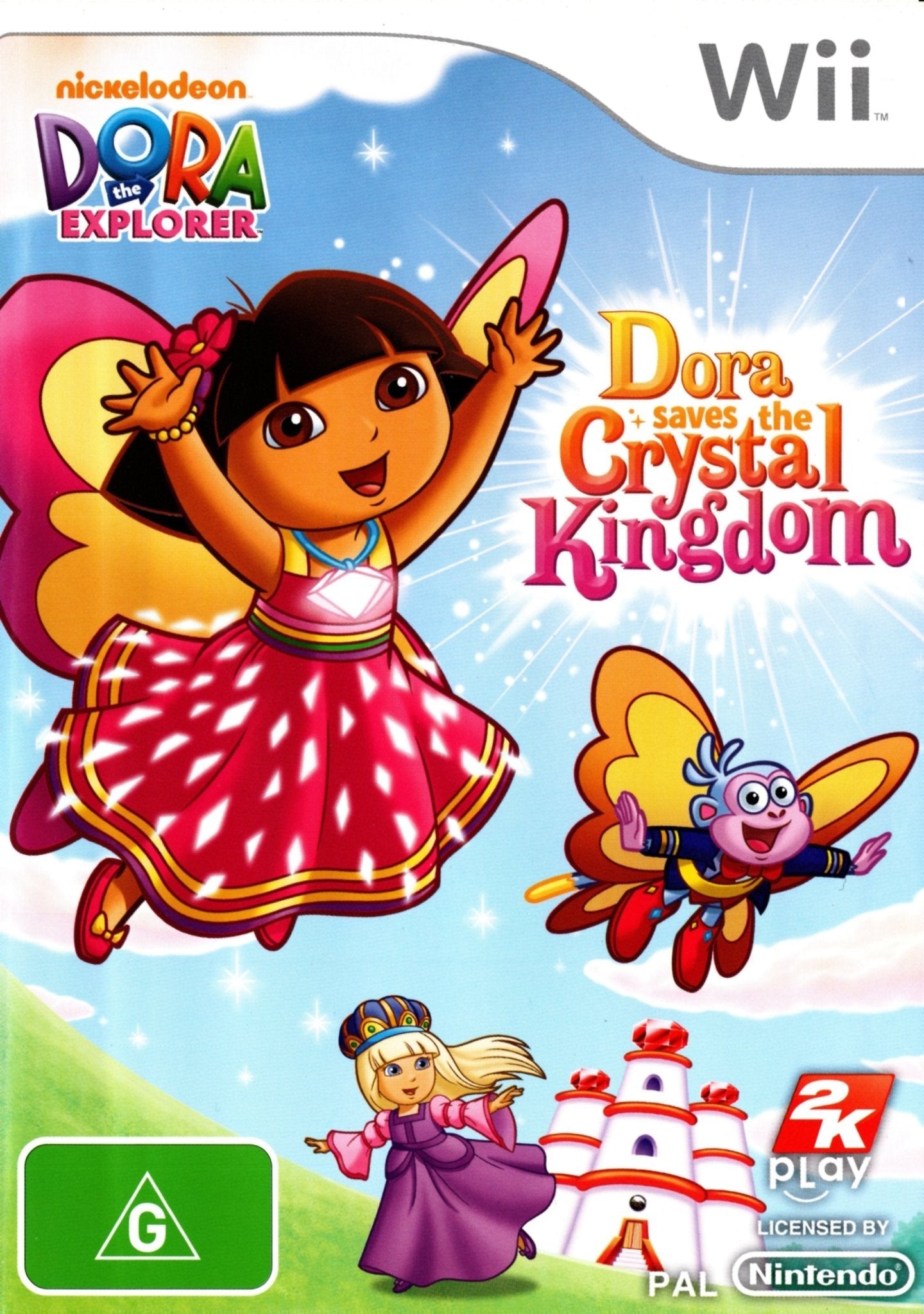 Dora the Explorer: Dora Saves the Crystal Kingdom - Nintendo Wii Game (PAL Version) - Fun Adventure Game for Kids & Family Game Night