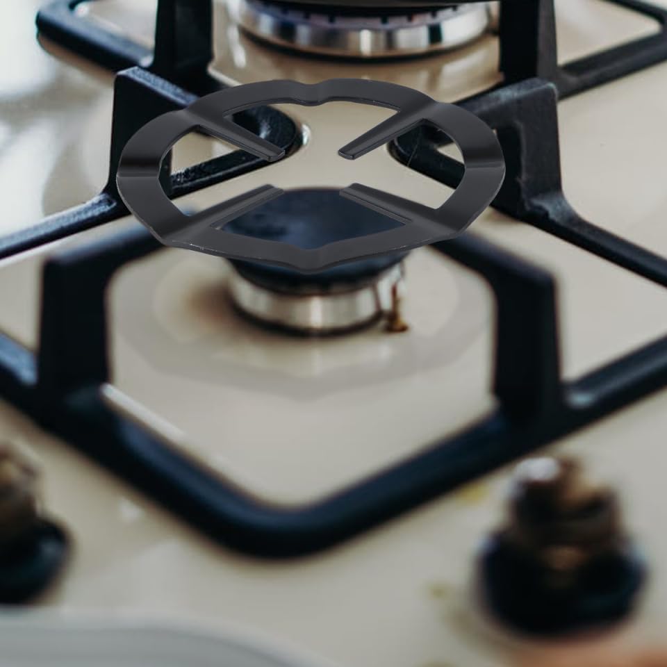 DOITOOL Heavy Duty Shelf Bracket - Universal Electric & Gas Stove Burner Stand, Pot Support Ring, Wok Burner Grate, Coffee Pot Holder - Durable Kitchen Range Accessory for Cooking, Grilling & Food Preparation