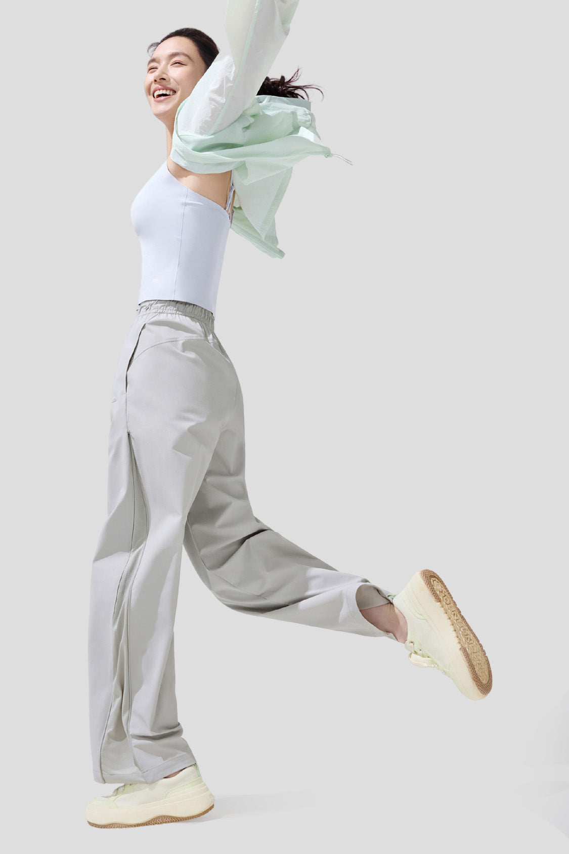 Breeze Women's Loose Sun Pants UPF100+ - Lightweight Quick-Dry Beach Pants for Summer Outdoor Activities, Yoga, Travel & Vacation